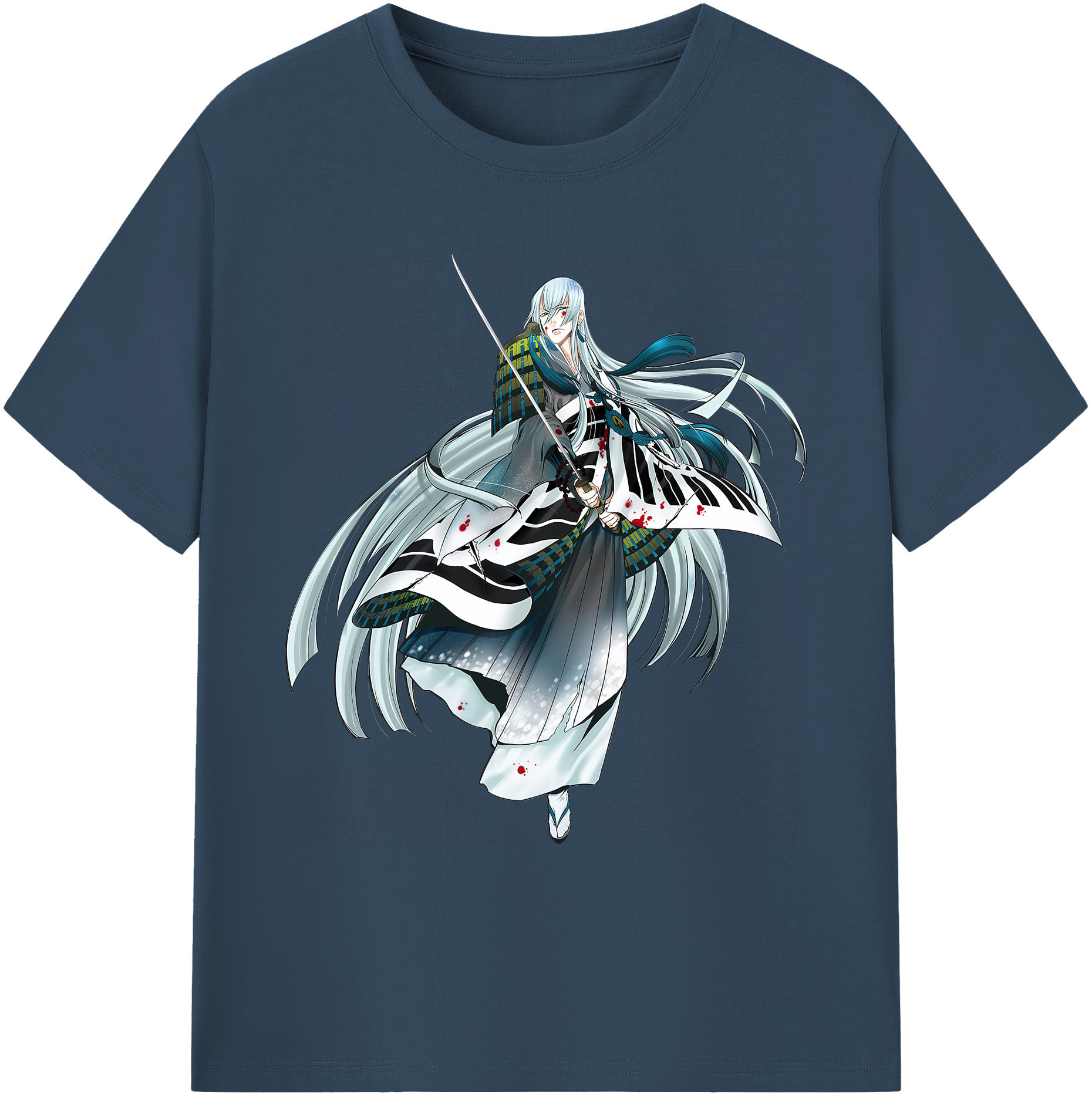 （画像用） 刀剣乱舞 Touken Ranbu 綿100％ メンズ半袖Tシャツ｜肌触りやわらか＆通気性
