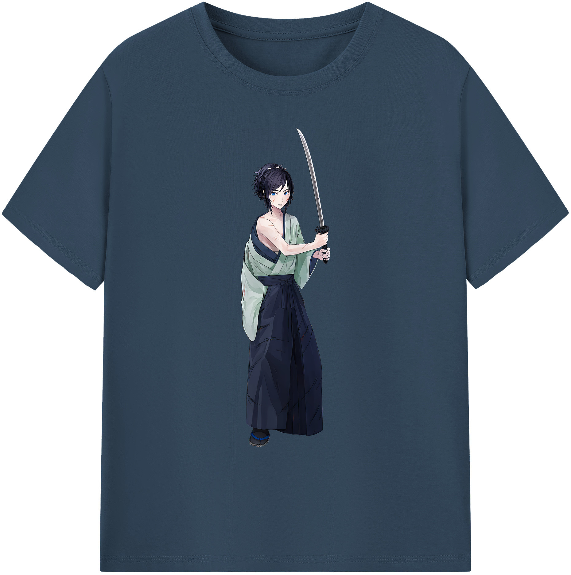 （画像用） 刀剣乱舞 Touken Ranbu 綿100％ メンズ半袖Tシャツ｜肌触りやわらか＆通気性
