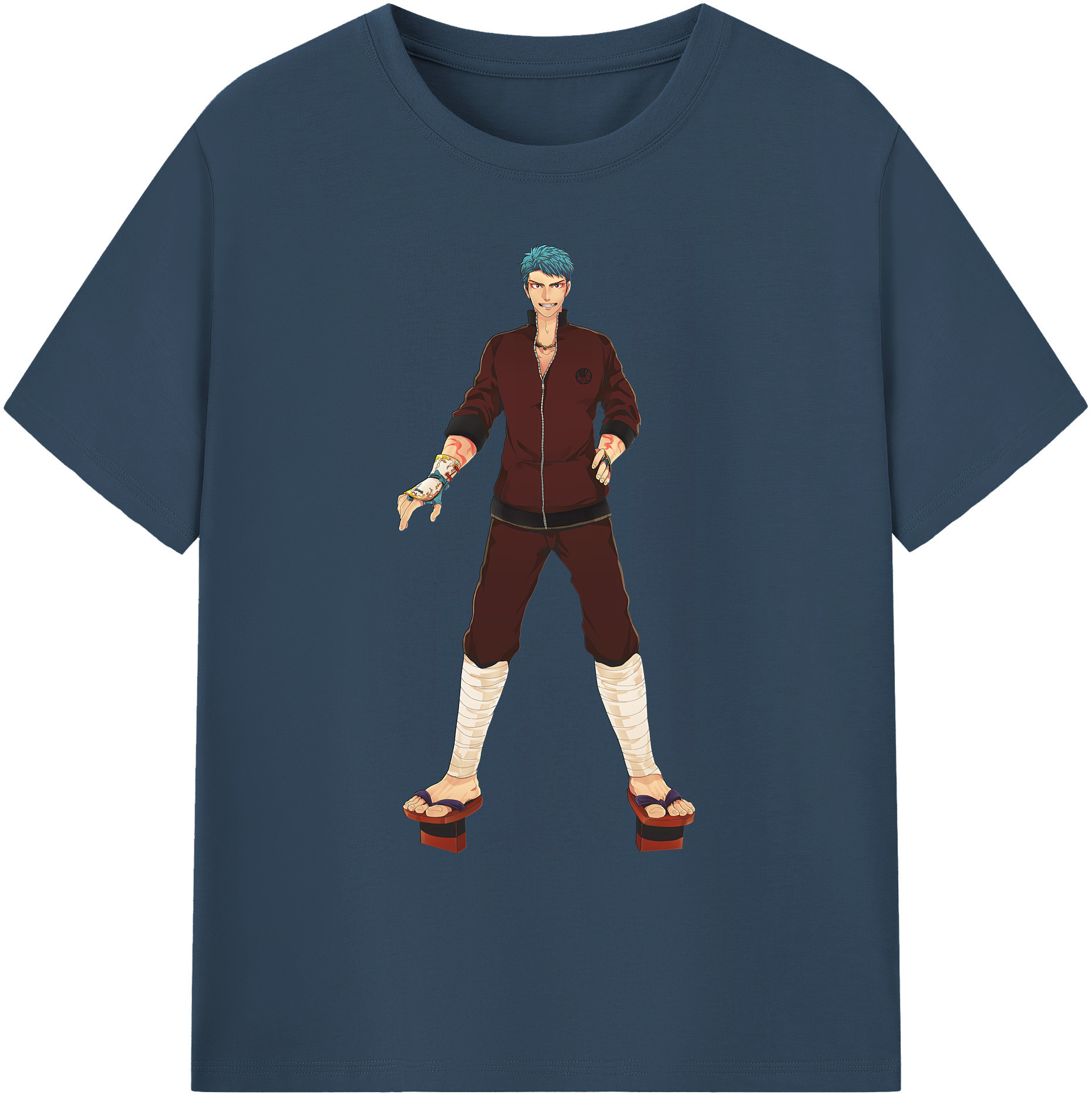 （画像用） 刀剣乱舞 Touken Ranbu 綿100％ メンズ半袖Tシャツ｜肌触りやわらか＆通気性