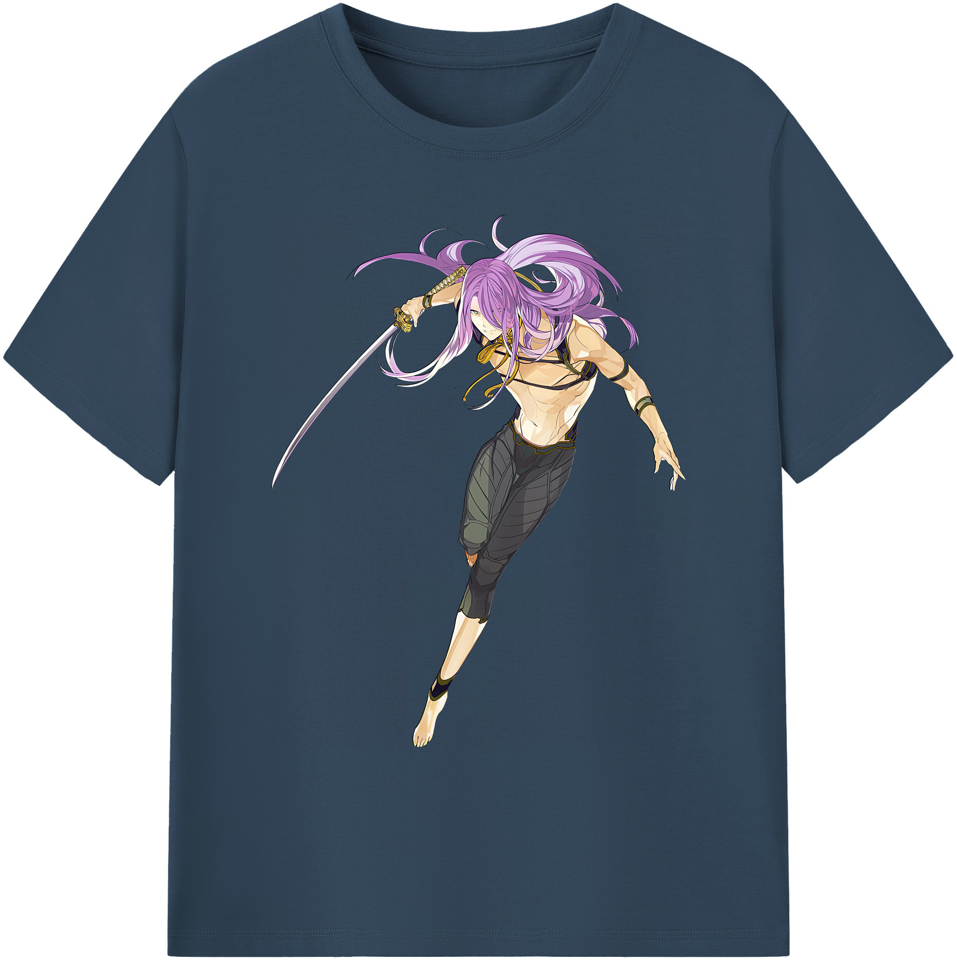 （画像用） 刀剣乱舞 Touken Ranbu 綿100％ メンズ半袖Tシャツ｜肌触りやわらか＆通気性