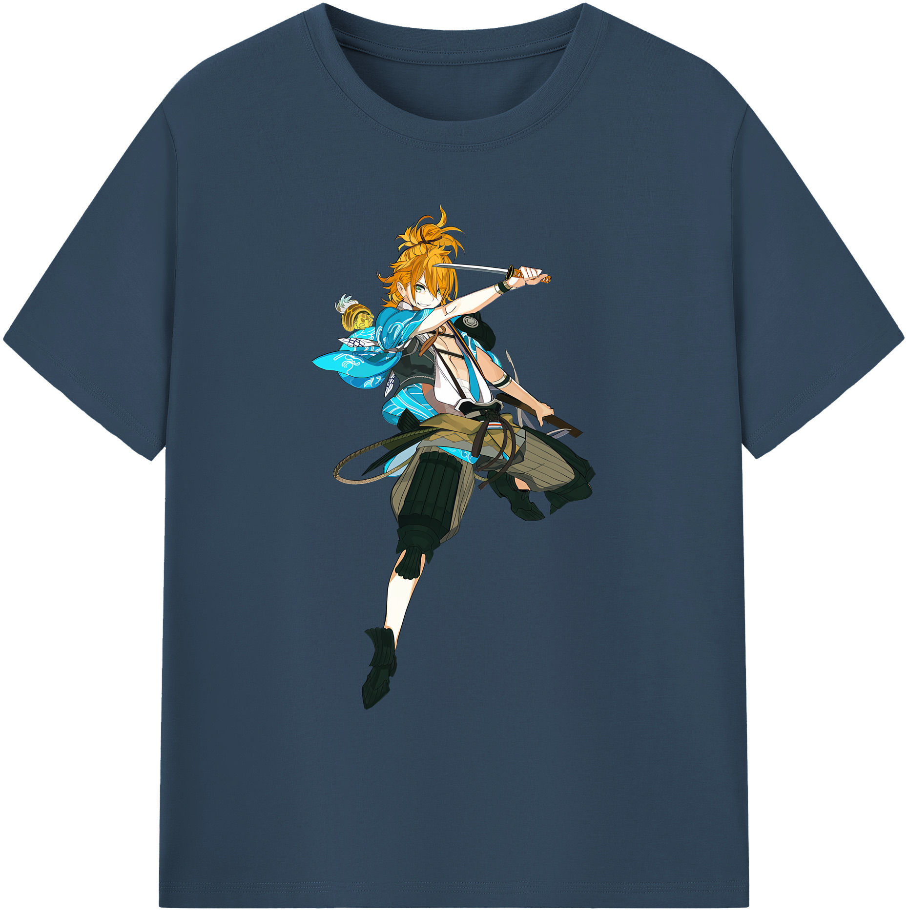 （画像用） 刀剣乱舞 Touken Ranbu 綿100％ メンズ半袖Tシャツ｜肌触りやわらか＆通気性