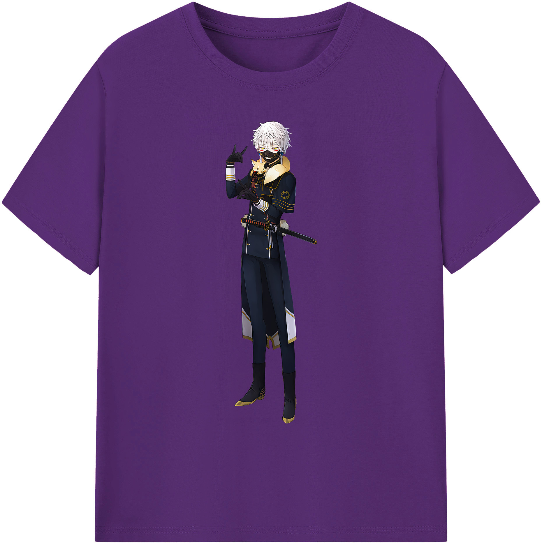 （画像用） 刀剣乱舞 Touken Ranbu 綿100％ メンズ半袖Tシャツ｜肌触りやわらか＆通気性