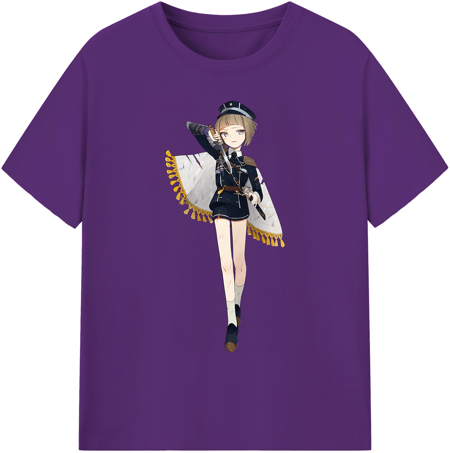 （画像用） 刀剣乱舞 Touken Ranbu 綿100％ メンズ半袖Tシャツ｜肌触りやわらか＆通気性