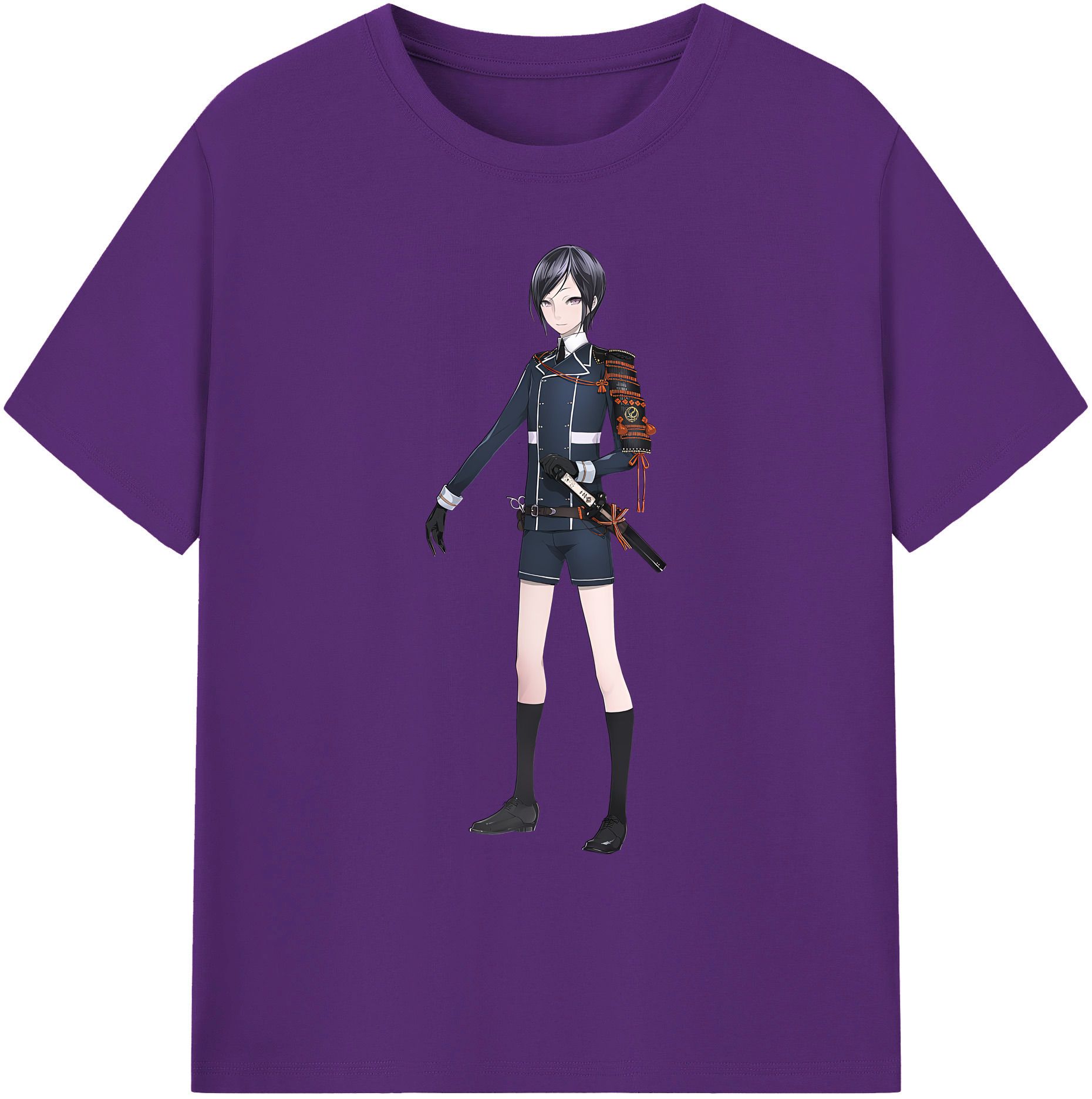 （画像用） 刀剣乱舞 Touken Ranbu 綿100％ メンズ半袖Tシャツ｜肌触りやわらか＆通気性