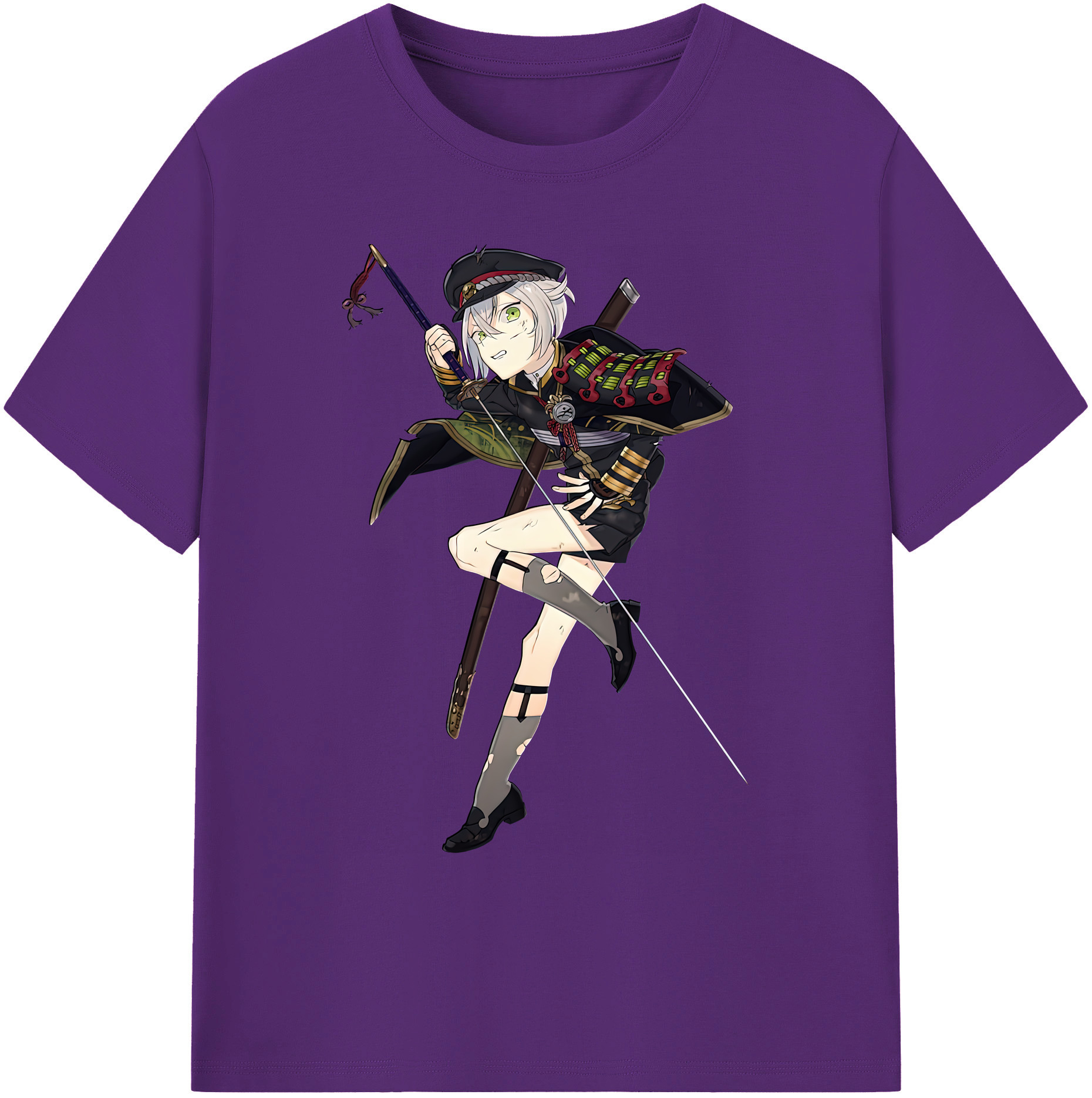 （画像用） 刀剣乱舞 Touken Ranbu 綿100％ メンズ半袖Tシャツ｜肌触りやわらか＆通気性