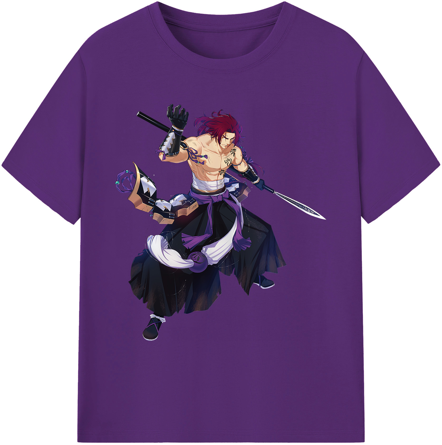 （画像用） 刀剣乱舞 Touken Ranbu 綿100％ メンズ半袖Tシャツ｜肌触りやわらか＆通気性
