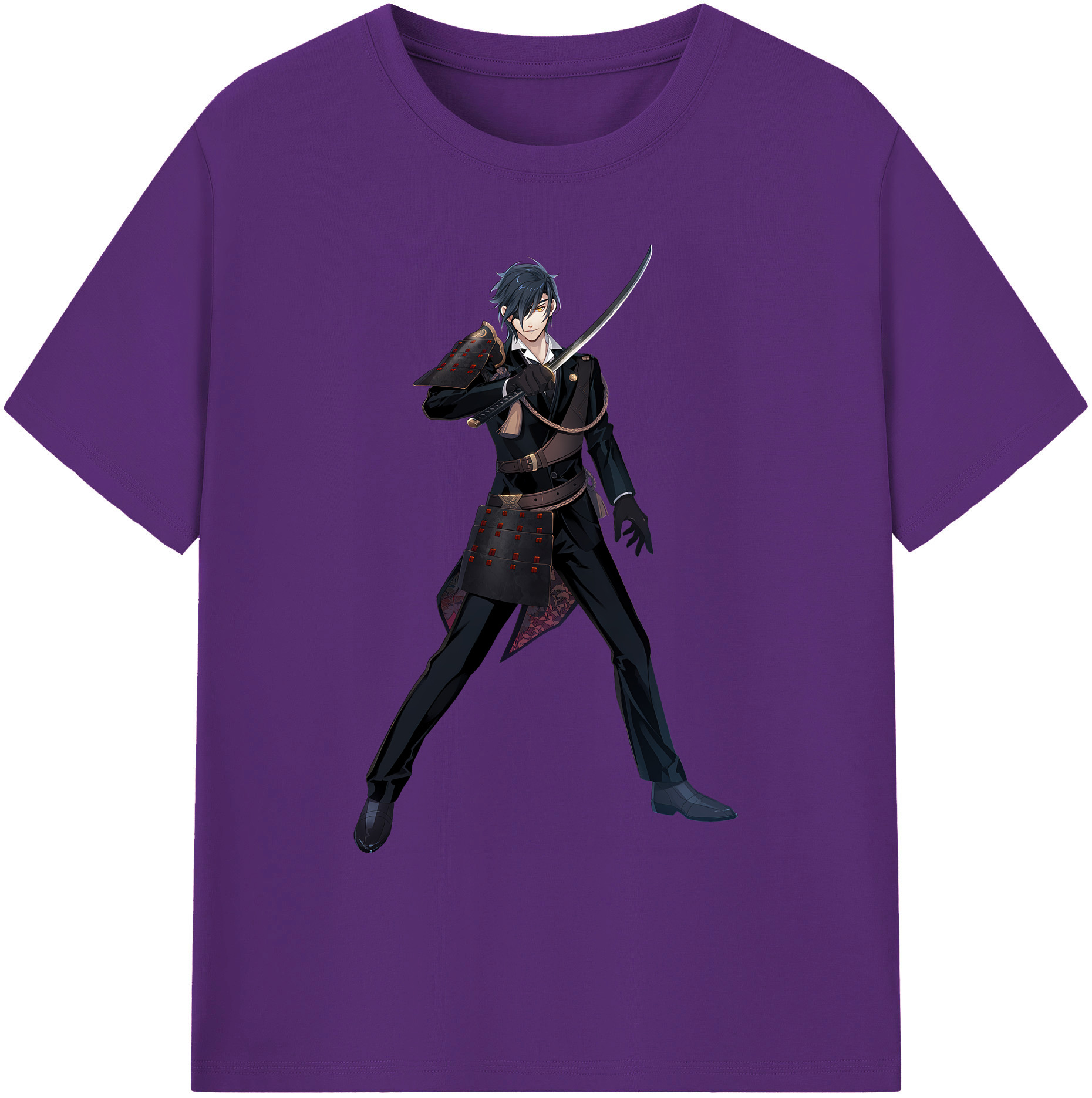 （画像用） 刀剣乱舞 Touken Ranbu 綿100％ メンズ半袖Tシャツ｜肌触りやわらか＆通気性