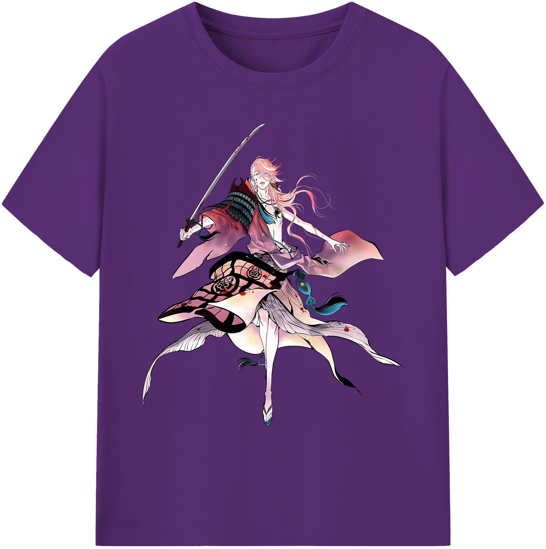 （画像用） 刀剣乱舞 Touken Ranbu 綿100％ メンズ半袖Tシャツ｜肌触りやわらか＆通気性
