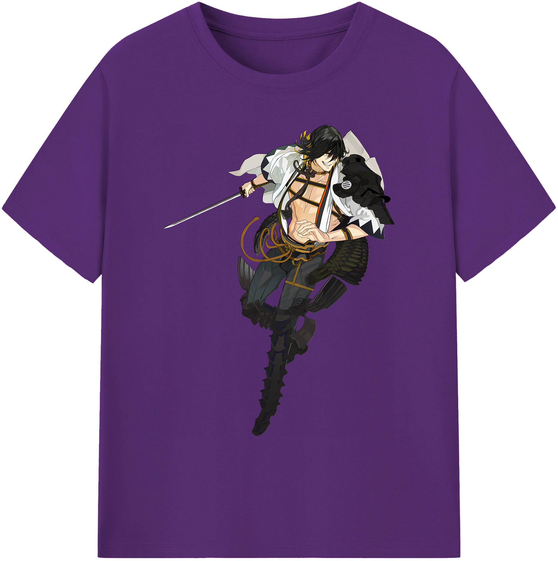 （画像用） 刀剣乱舞 Touken Ranbu 綿100％ メンズ半袖Tシャツ｜肌触りやわらか＆通気性