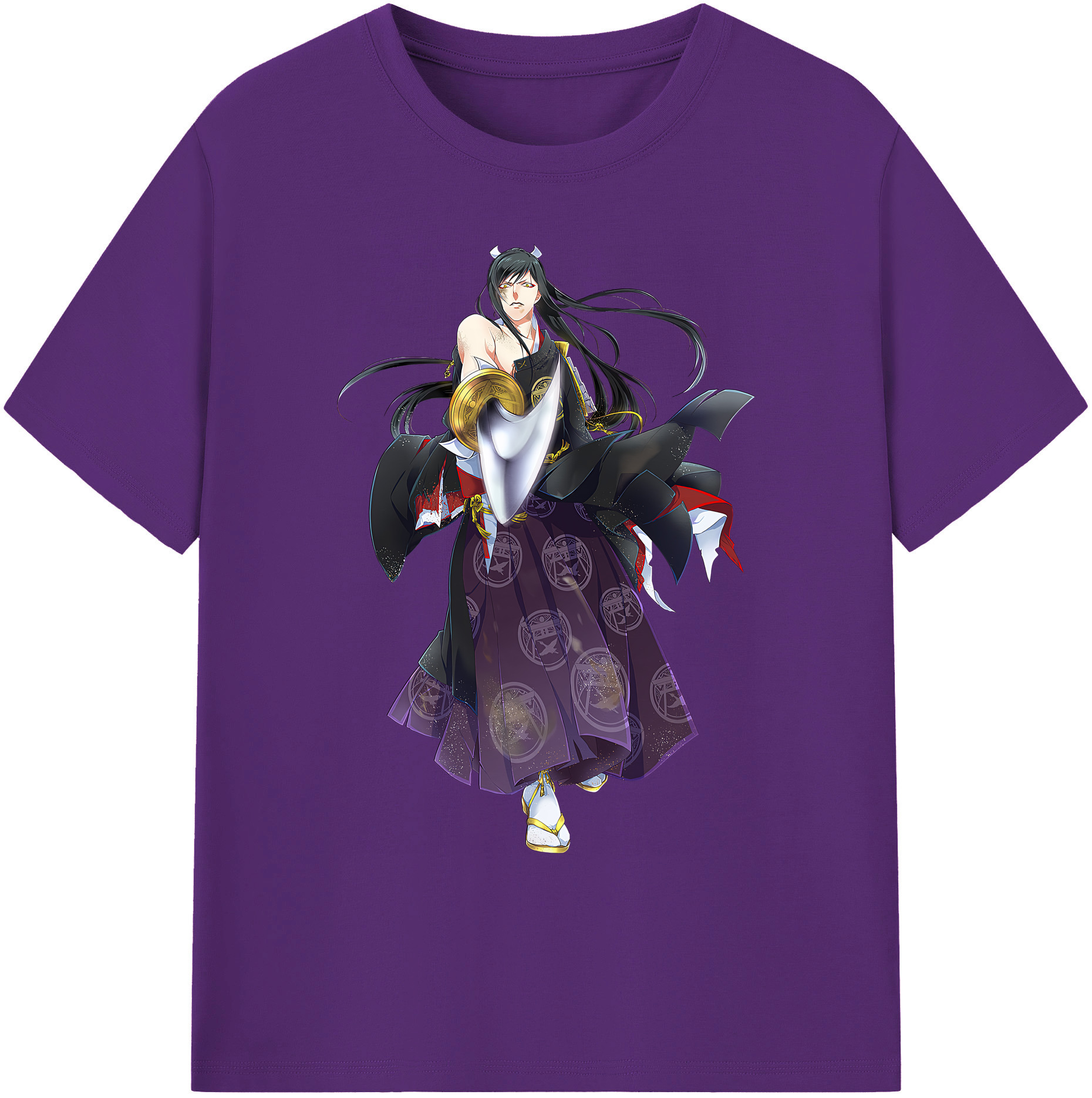 （画像用） 刀剣乱舞 Touken Ranbu 綿100％ メンズ半袖Tシャツ｜肌触りやわらか＆通気性