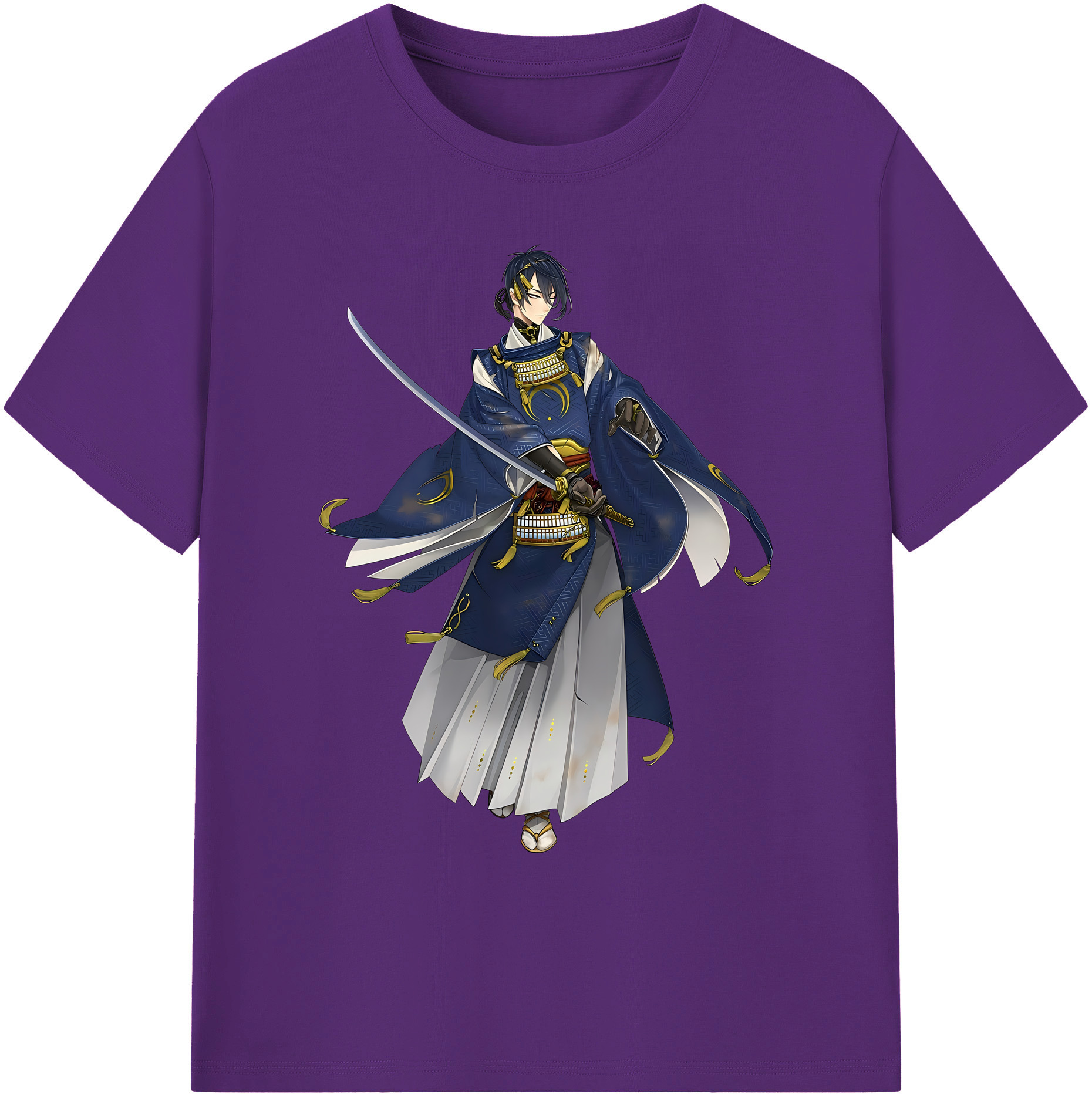 （画像用） 刀剣乱舞 Touken Ranbu 綿100％ メンズ半袖Tシャツ｜肌触りやわらか＆通気性