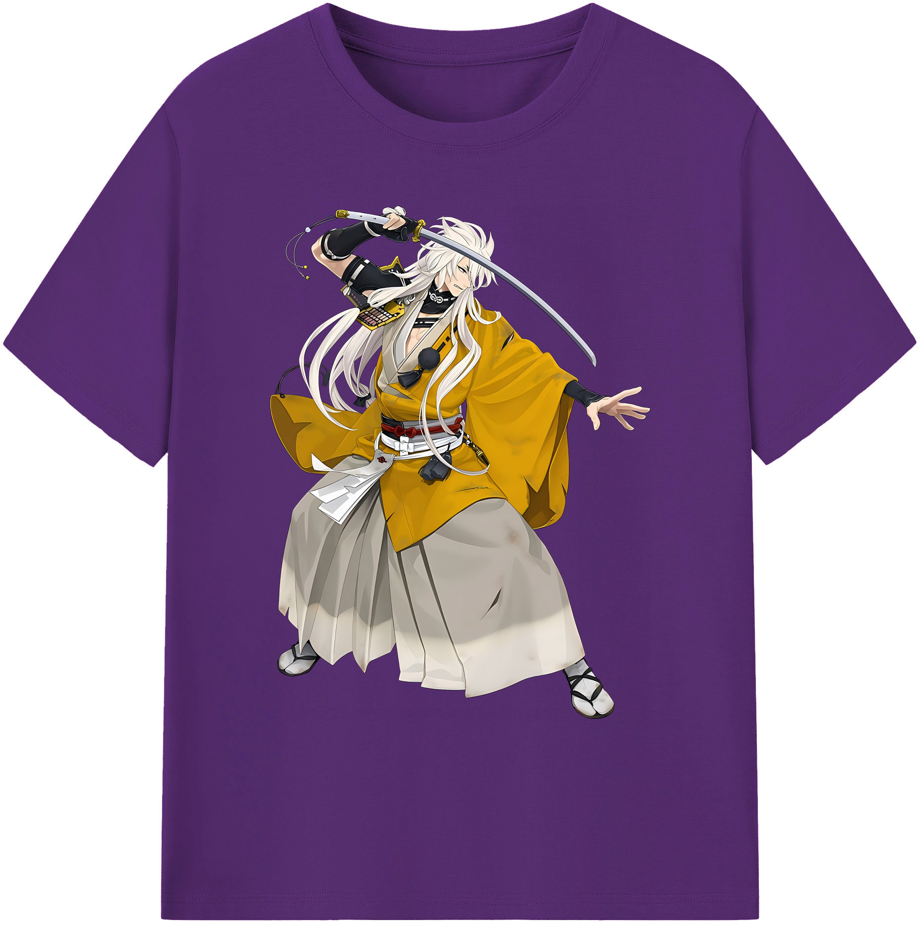 （画像用） 刀剣乱舞 Touken Ranbu 綿100％ メンズ半袖Tシャツ｜肌触りやわらか＆通気性