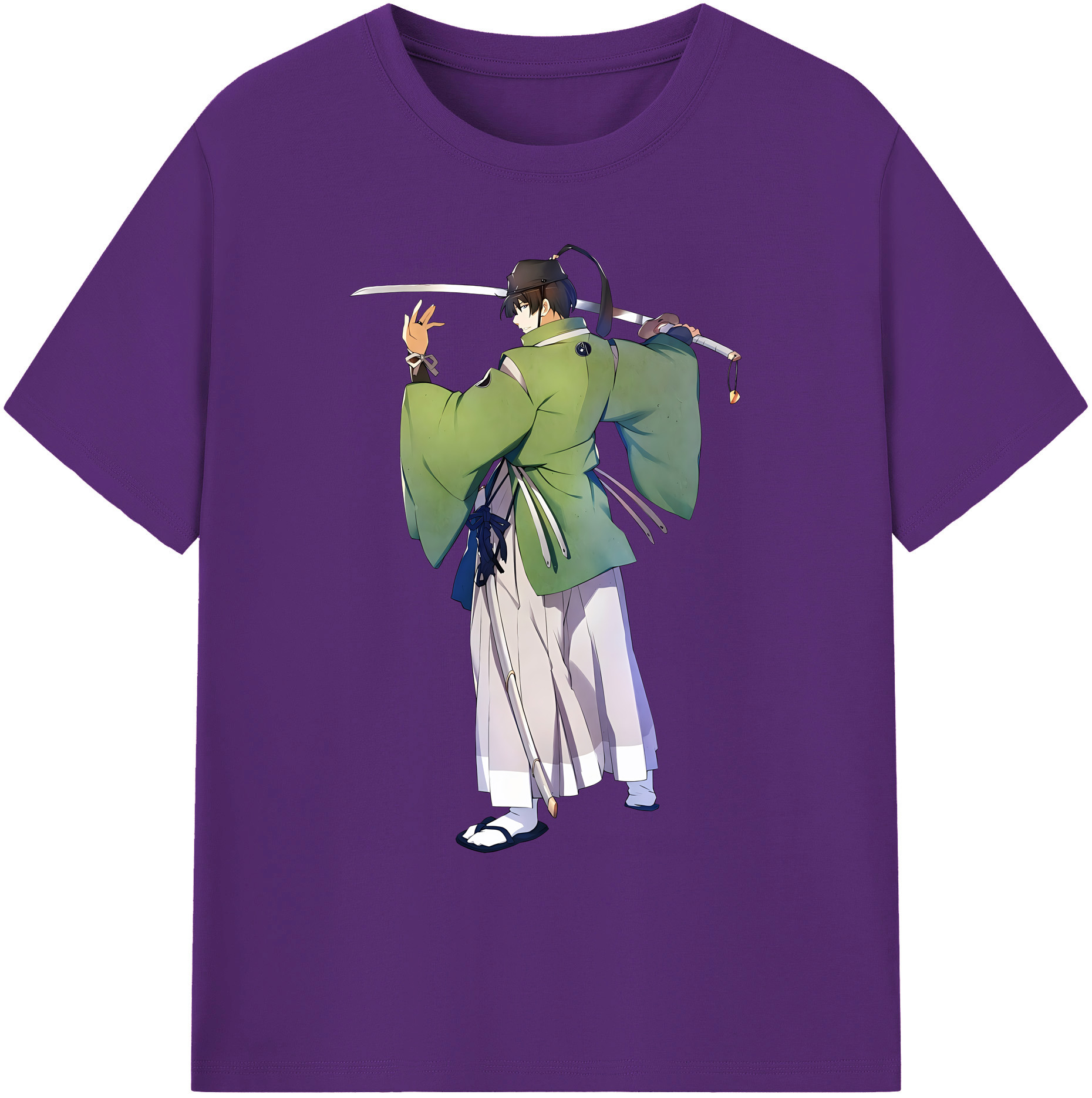 （画像用） 刀剣乱舞 Touken Ranbu 綿100％ メンズ半袖Tシャツ｜肌触りやわらか＆通気性