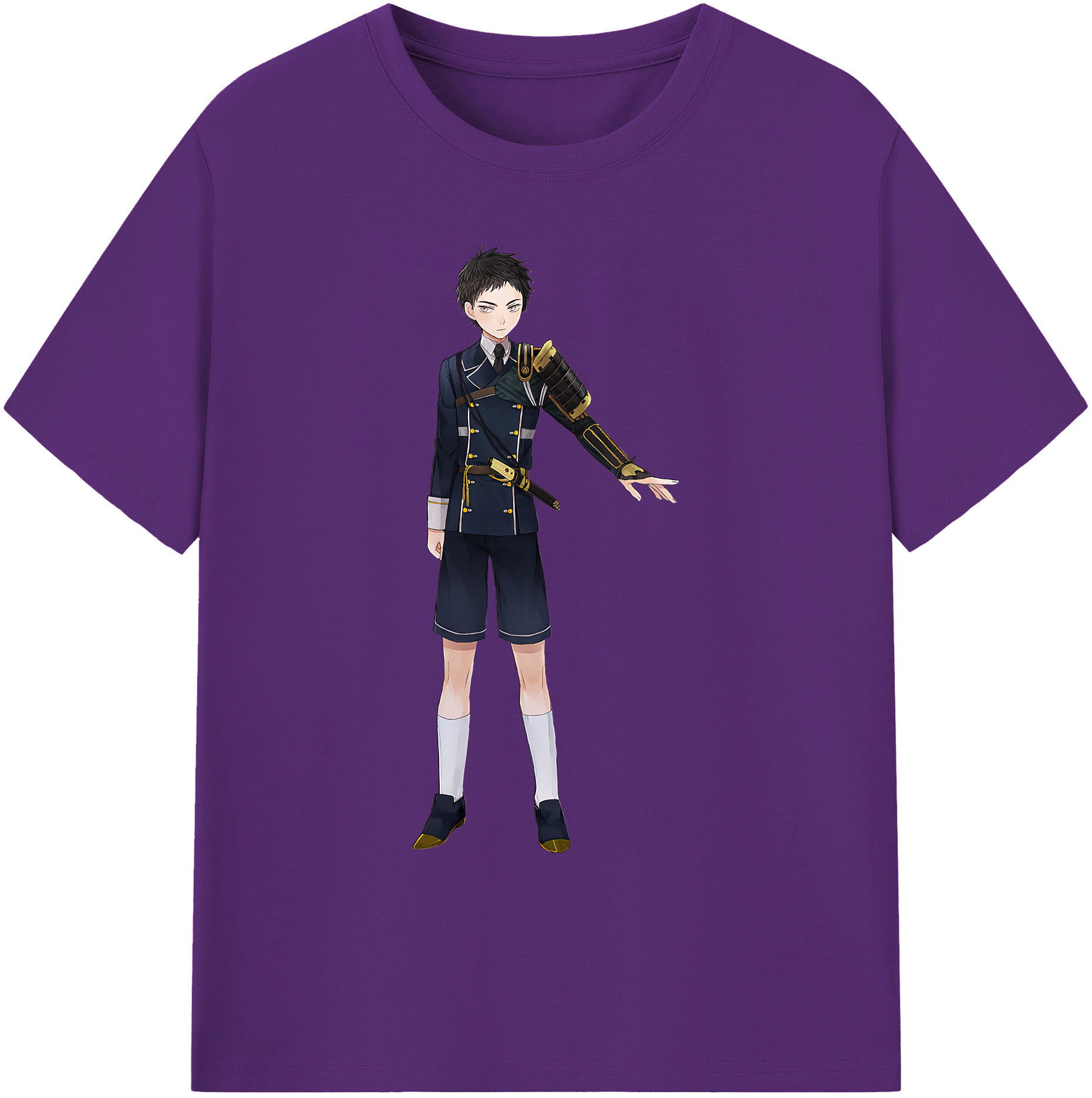 （画像用） 刀剣乱舞 Touken Ranbu 綿100％ メンズ半袖Tシャツ｜肌触りやわらか＆通気性