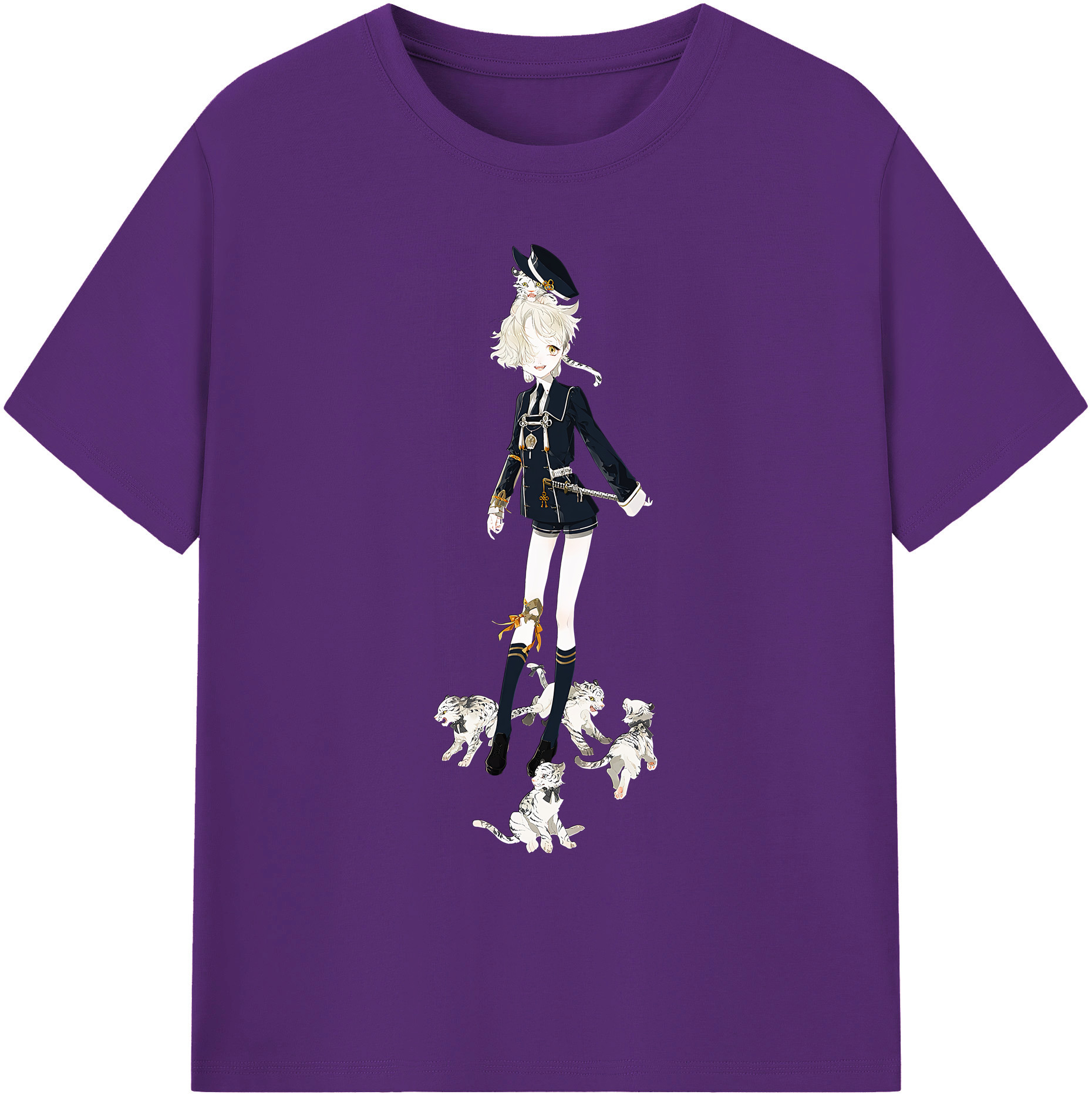 （画像用） 刀剣乱舞 Touken Ranbu 綿100％ メンズ半袖Tシャツ｜肌触りやわらか＆通気性