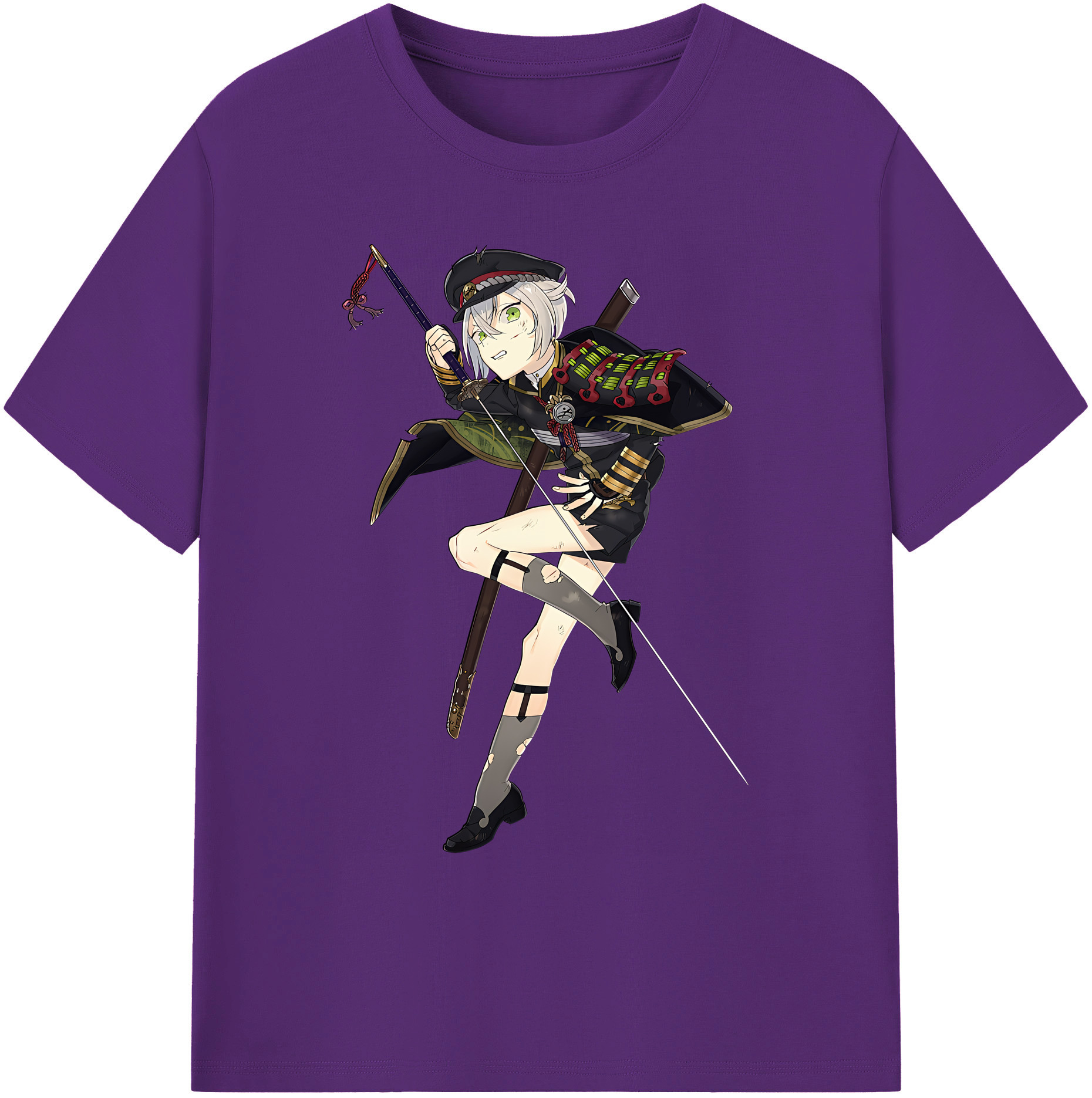 （画像用） 刀剣乱舞 Touken Ranbu 綿100％ メンズ半袖Tシャツ｜肌触りやわらか＆通気性