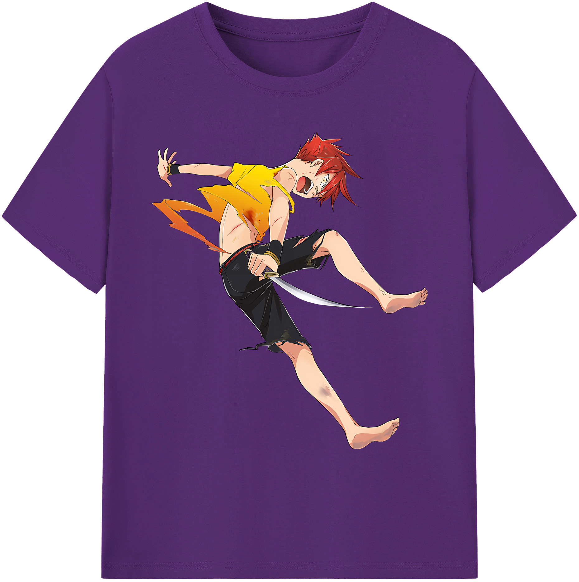 （画像用） 刀剣乱舞 Touken Ranbu 綿100％ メンズ半袖Tシャツ｜肌触りやわらか＆通気性