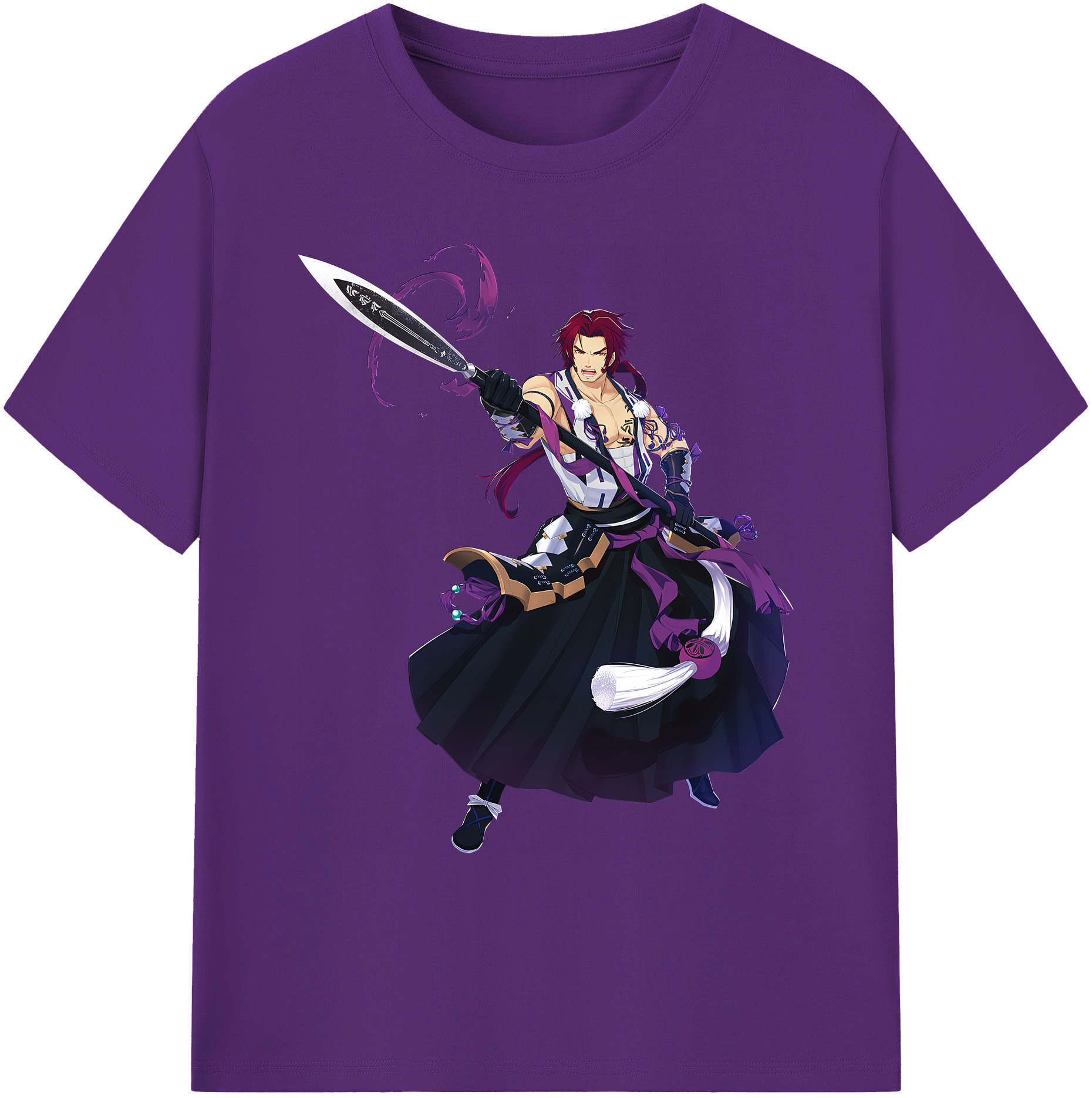 （画像用） 刀剣乱舞 Touken Ranbu 綿100％ メンズ半袖Tシャツ｜肌触りやわらか＆通気性