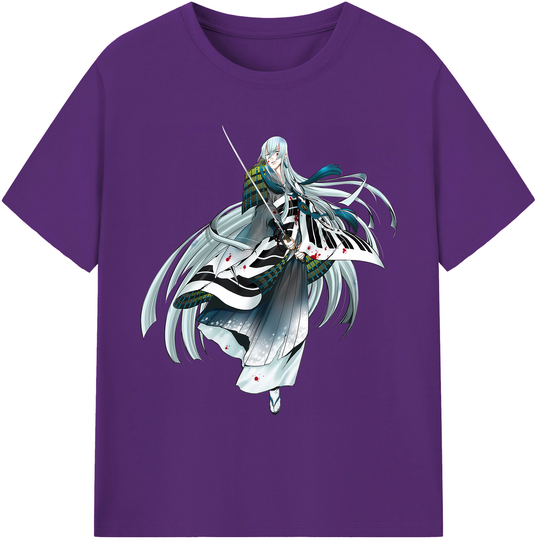 （画像用） 刀剣乱舞 Touken Ranbu 綿100％ メンズ半袖Tシャツ｜肌触りやわらか＆通気性