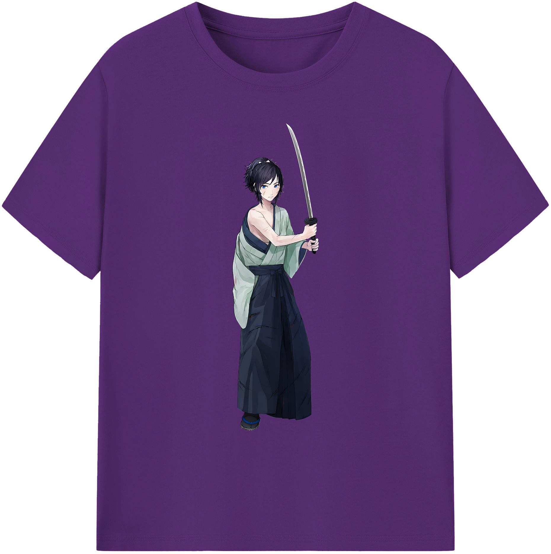 （画像用） 刀剣乱舞 Touken Ranbu 綿100％ メンズ半袖Tシャツ｜肌触りやわらか＆通気性