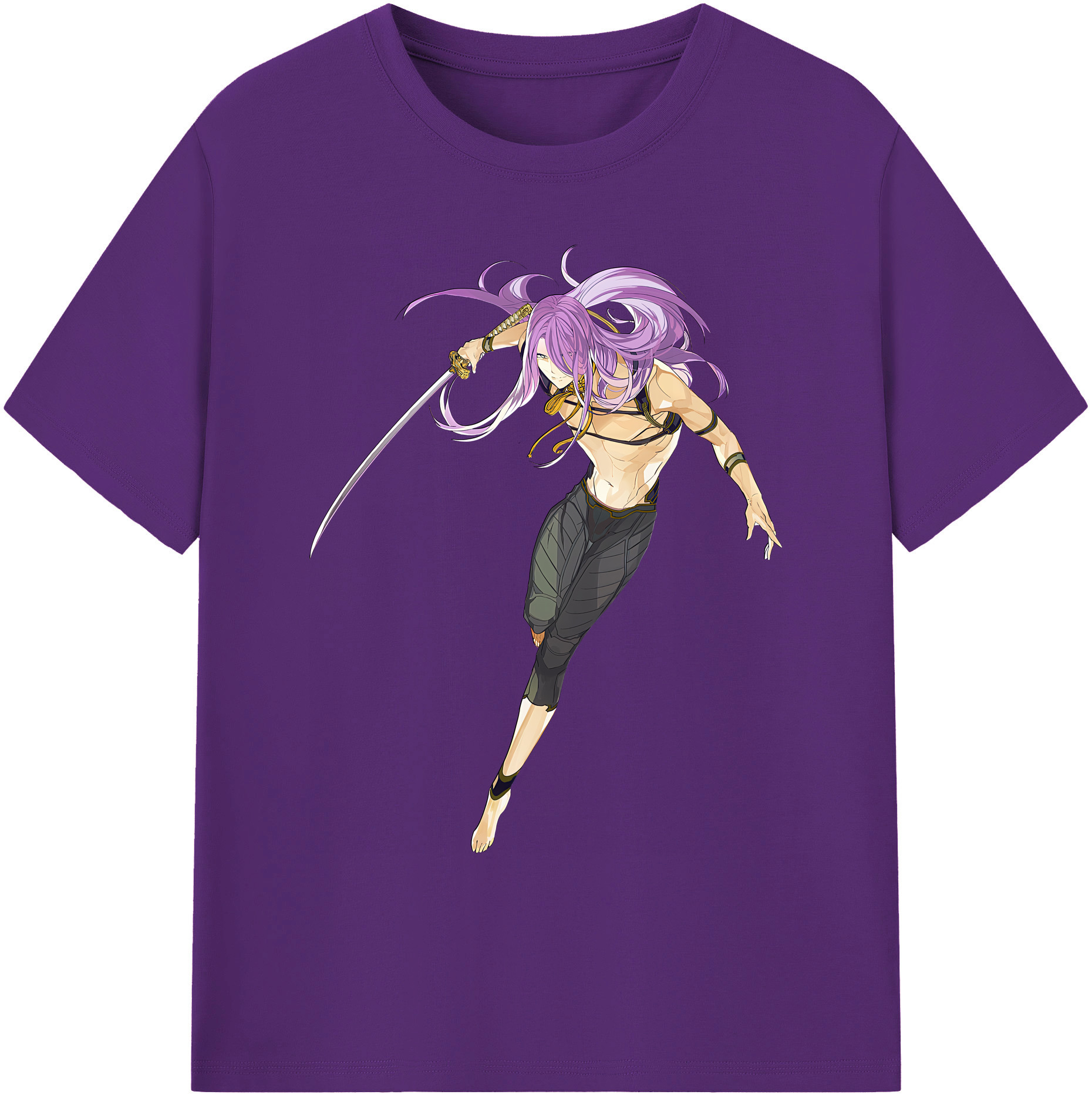 （画像用） 刀剣乱舞 Touken Ranbu 綿100％ メンズ半袖Tシャツ｜肌触りやわらか＆通気性