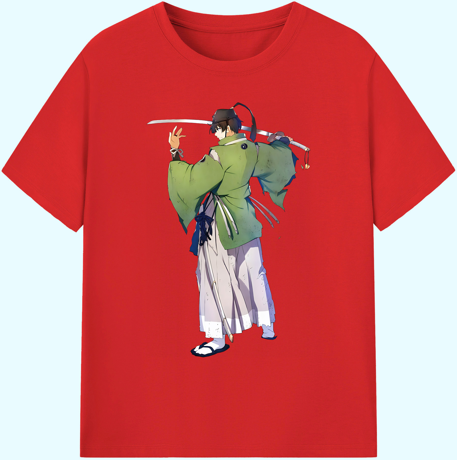 （画像用） 刀剣乱舞 Touken Ranbu 綿100％ メンズ半袖Tシャツ｜肌触りやわらか＆通気性