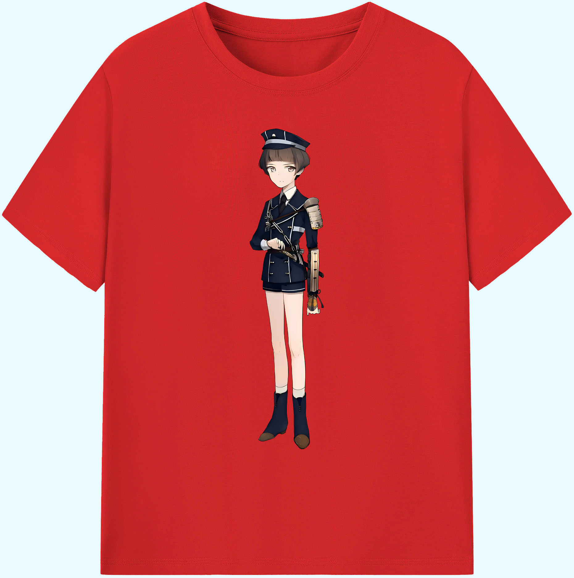 （画像用） 刀剣乱舞 Touken Ranbu 綿100％ メンズ半袖Tシャツ｜肌触りやわらか＆通気性