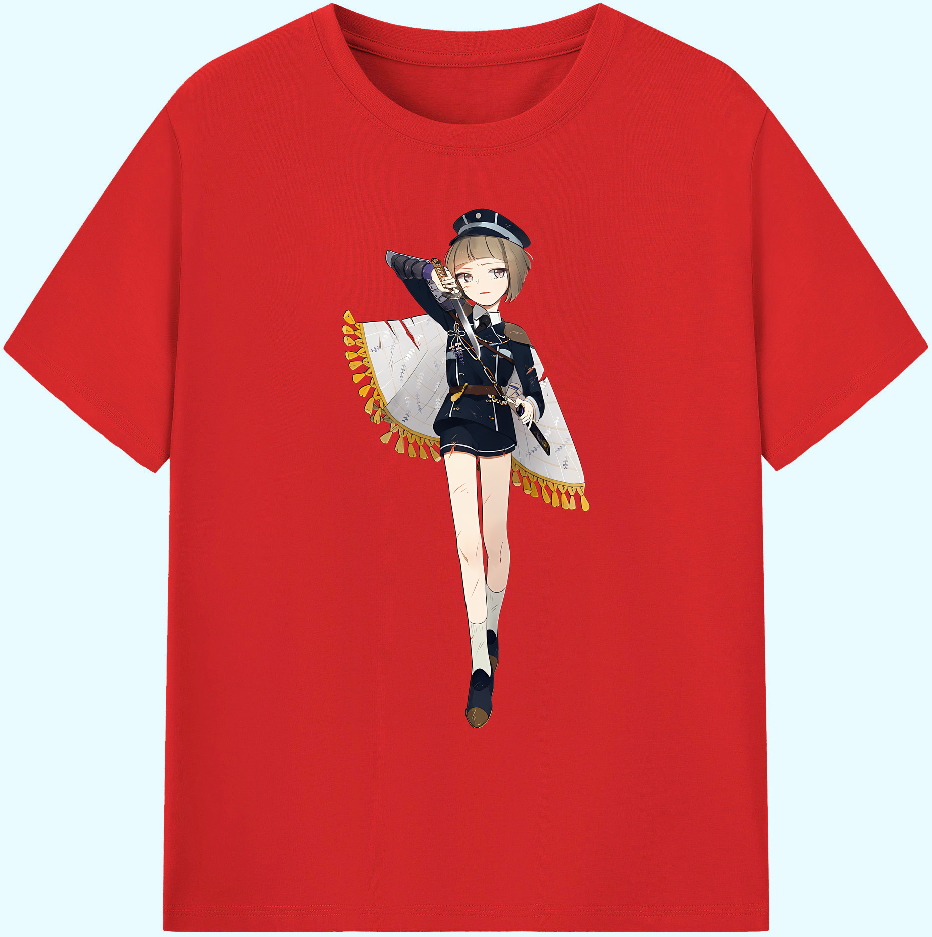 （画像用） 刀剣乱舞 Touken Ranbu 綿100％ メンズ半袖Tシャツ｜肌触りやわらか＆通気性