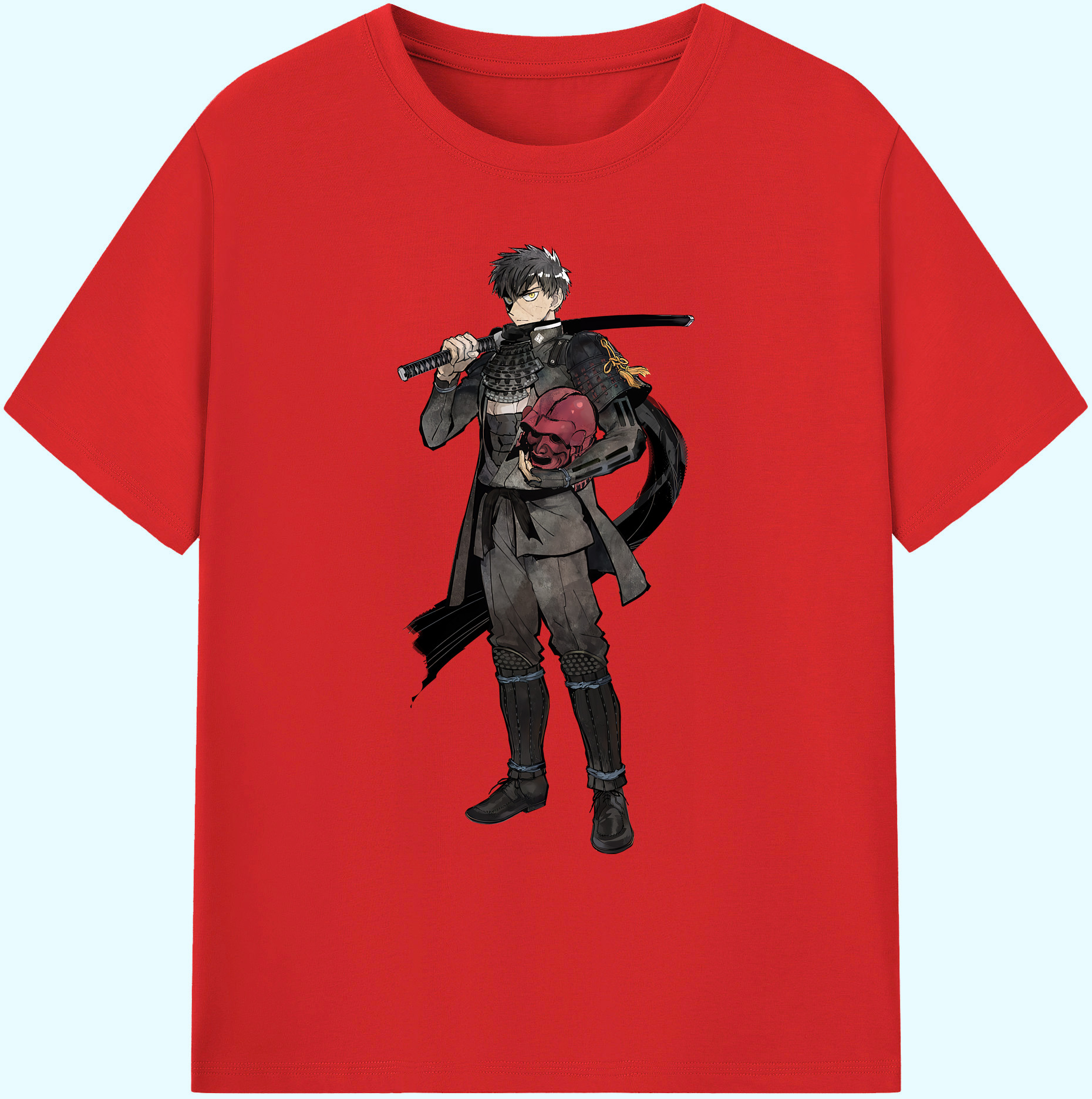 （画像用） 刀剣乱舞 Touken Ranbu 綿100％ メンズ半袖Tシャツ｜肌触りやわらか＆通気性