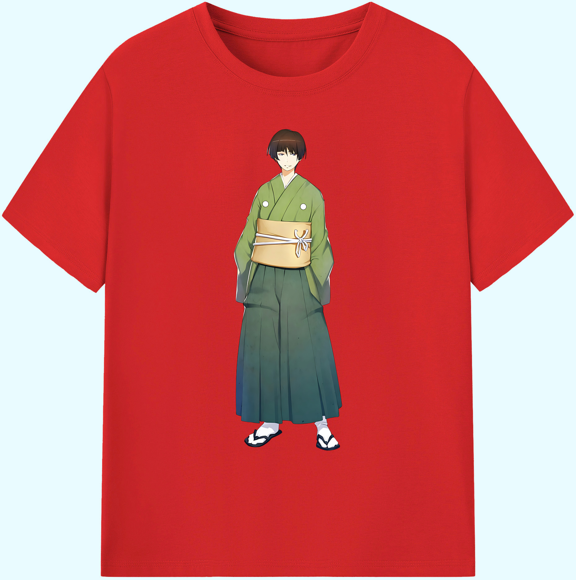 （画像用） 刀剣乱舞 Touken Ranbu 綿100％ メンズ半袖Tシャツ｜肌触りやわらか＆通気性