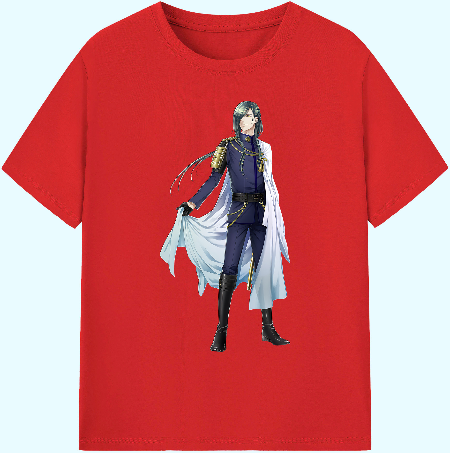 （画像用） 刀剣乱舞 Touken Ranbu 綿100％ メンズ半袖Tシャツ｜肌触りやわらか＆通気性