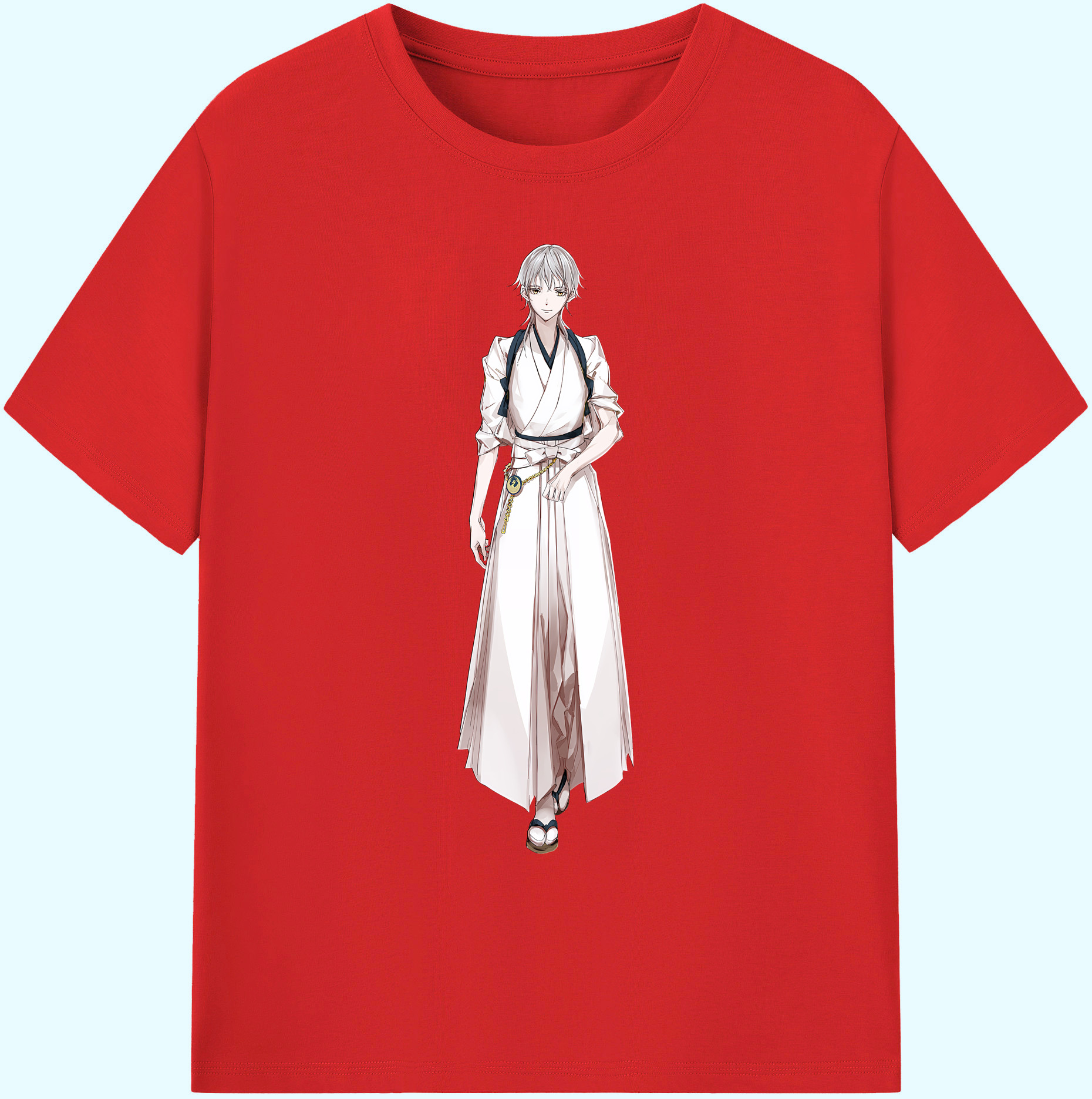 （画像用） 刀剣乱舞 Touken Ranbu 綿100％ メンズ半袖Tシャツ｜肌触りやわらか＆通気性