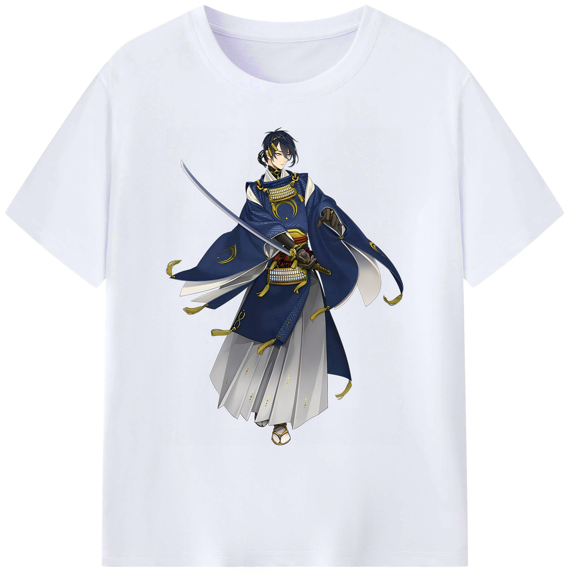 （画像用） 刀剣乱舞 Touken Ranbu 綿100％ メンズ半袖Tシャツ｜肌触りやわらか＆通気性