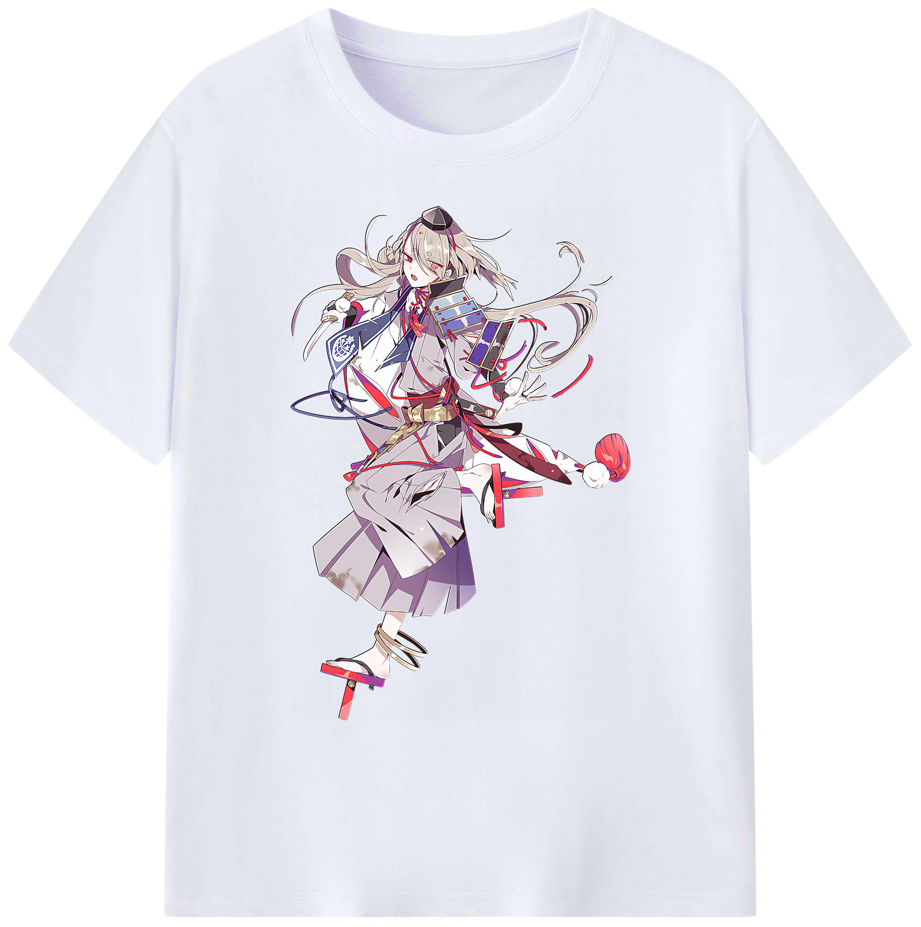 （画像用） 刀剣乱舞 Touken Ranbu 綿100％ メンズ半袖Tシャツ｜肌触りやわらか＆通気性