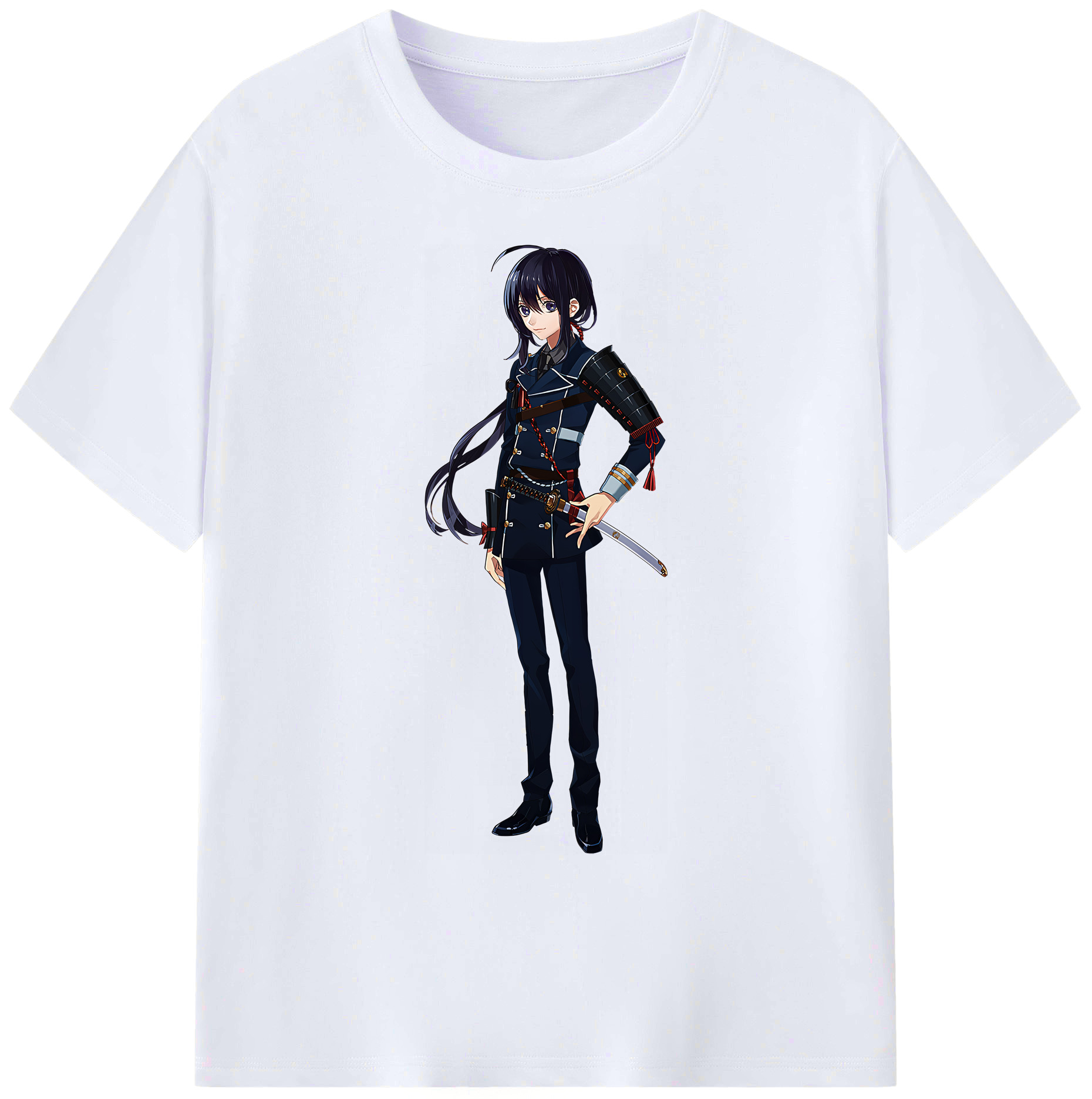 （画像用） 刀剣乱舞 Touken Ranbu 綿100％ メンズ半袖Tシャツ｜肌触りやわらか＆通気性