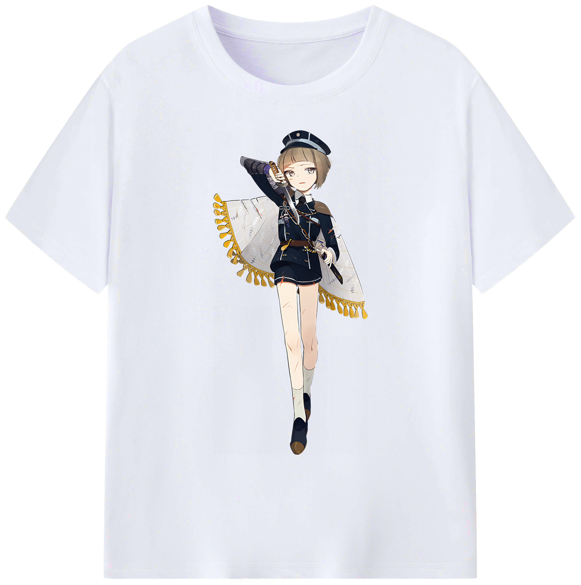 （画像用） 刀剣乱舞 Touken Ranbu 綿100％ メンズ半袖Tシャツ｜肌触りやわらか＆通気性