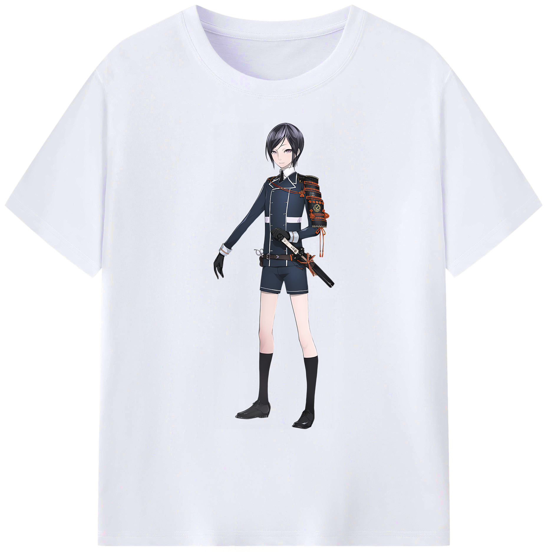（画像用） 刀剣乱舞 Touken Ranbu 綿100％ メンズ半袖Tシャツ｜肌触りやわらか＆通気性