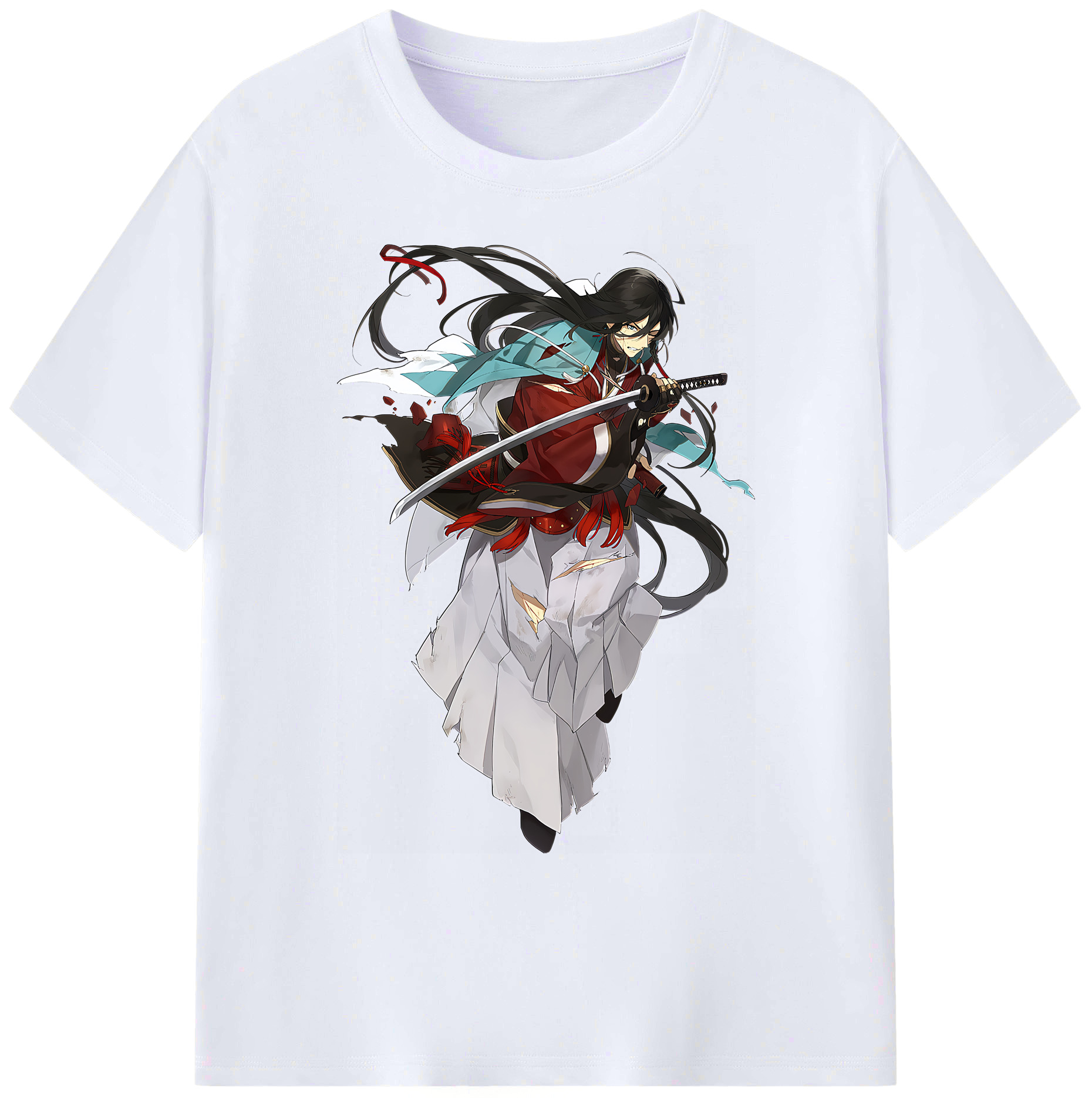 （画像用） 刀剣乱舞 Touken Ranbu 綿100％ メンズ半袖Tシャツ｜肌触りやわらか＆通気性