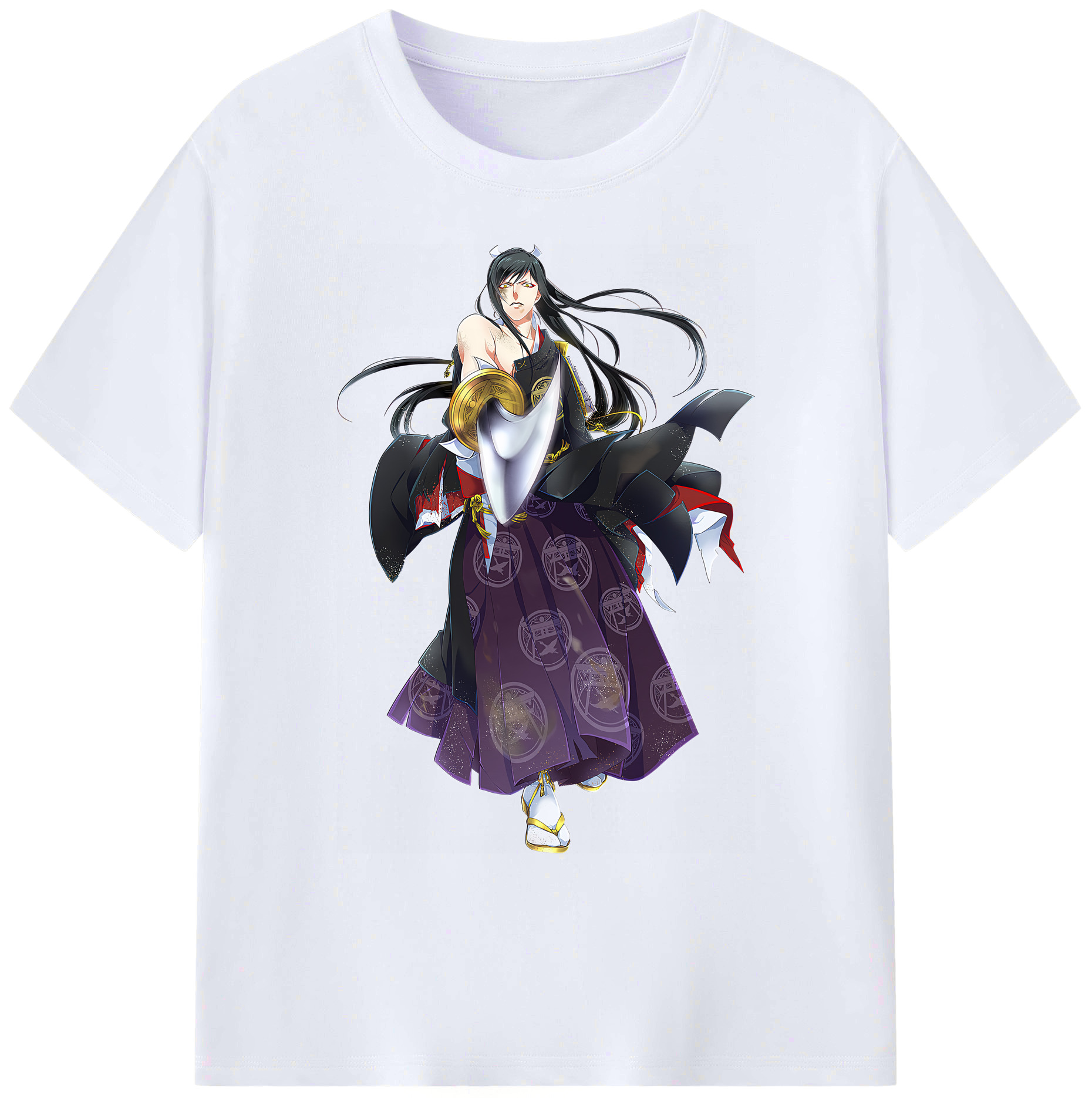 （画像用） 刀剣乱舞 Touken Ranbu 綿100％ メンズ半袖Tシャツ｜肌触りやわらか＆通気性