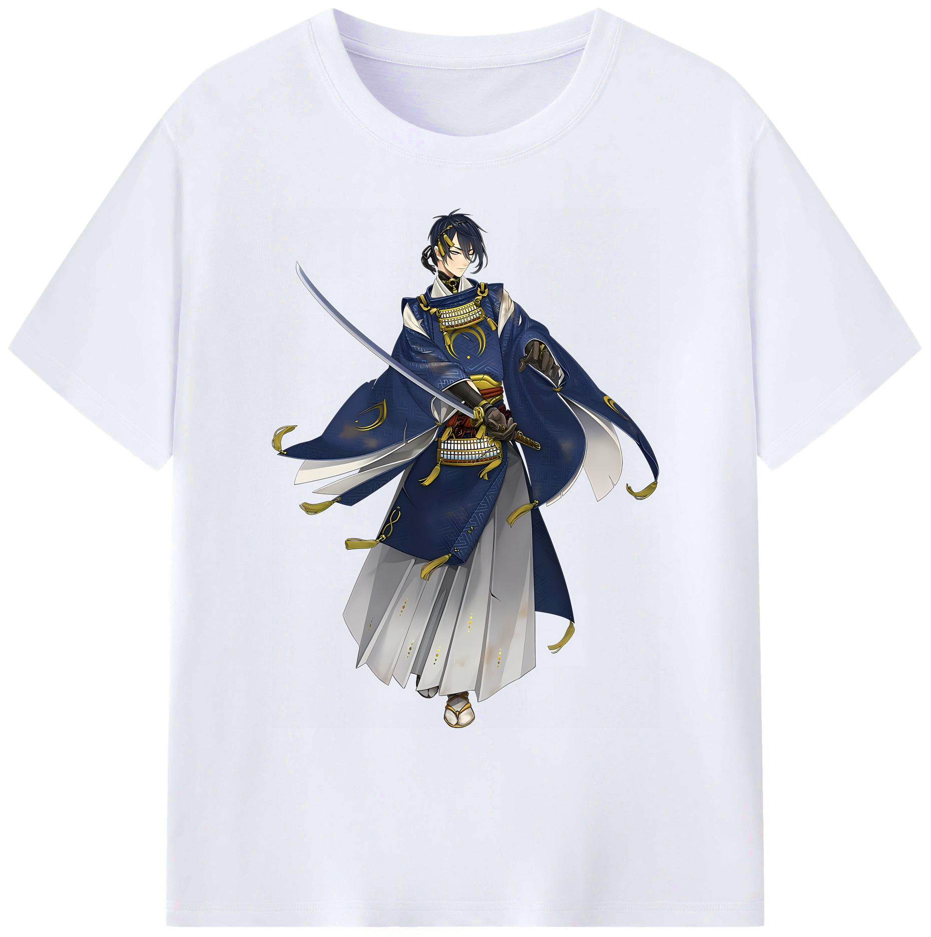 （画像用） 刀剣乱舞 Touken Ranbu 綿100％ メンズ半袖Tシャツ｜肌触りやわらか＆通気性