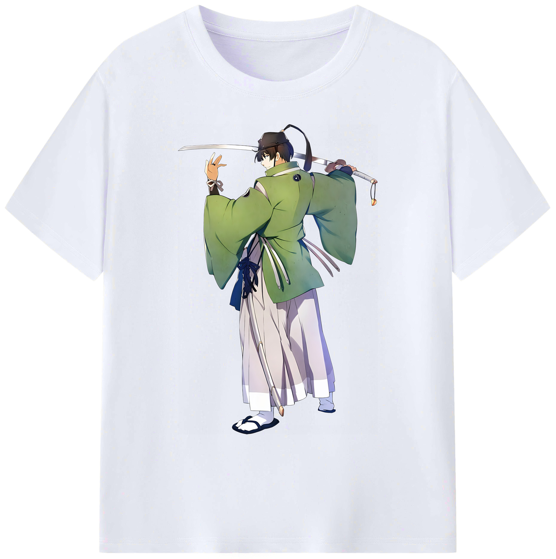 （画像用） 刀剣乱舞 Touken Ranbu 綿100％ メンズ半袖Tシャツ｜肌触りやわらか＆通気性