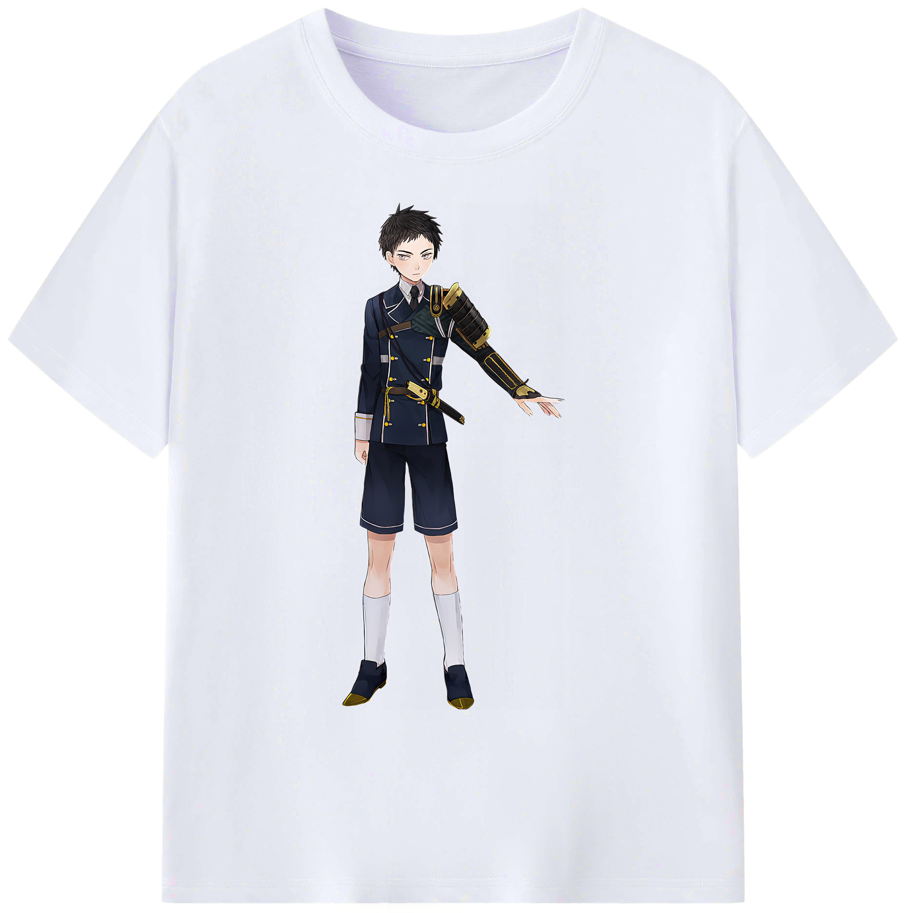 （画像用） 刀剣乱舞 Touken Ranbu 綿100％ メンズ半袖Tシャツ｜肌触りやわらか＆通気性