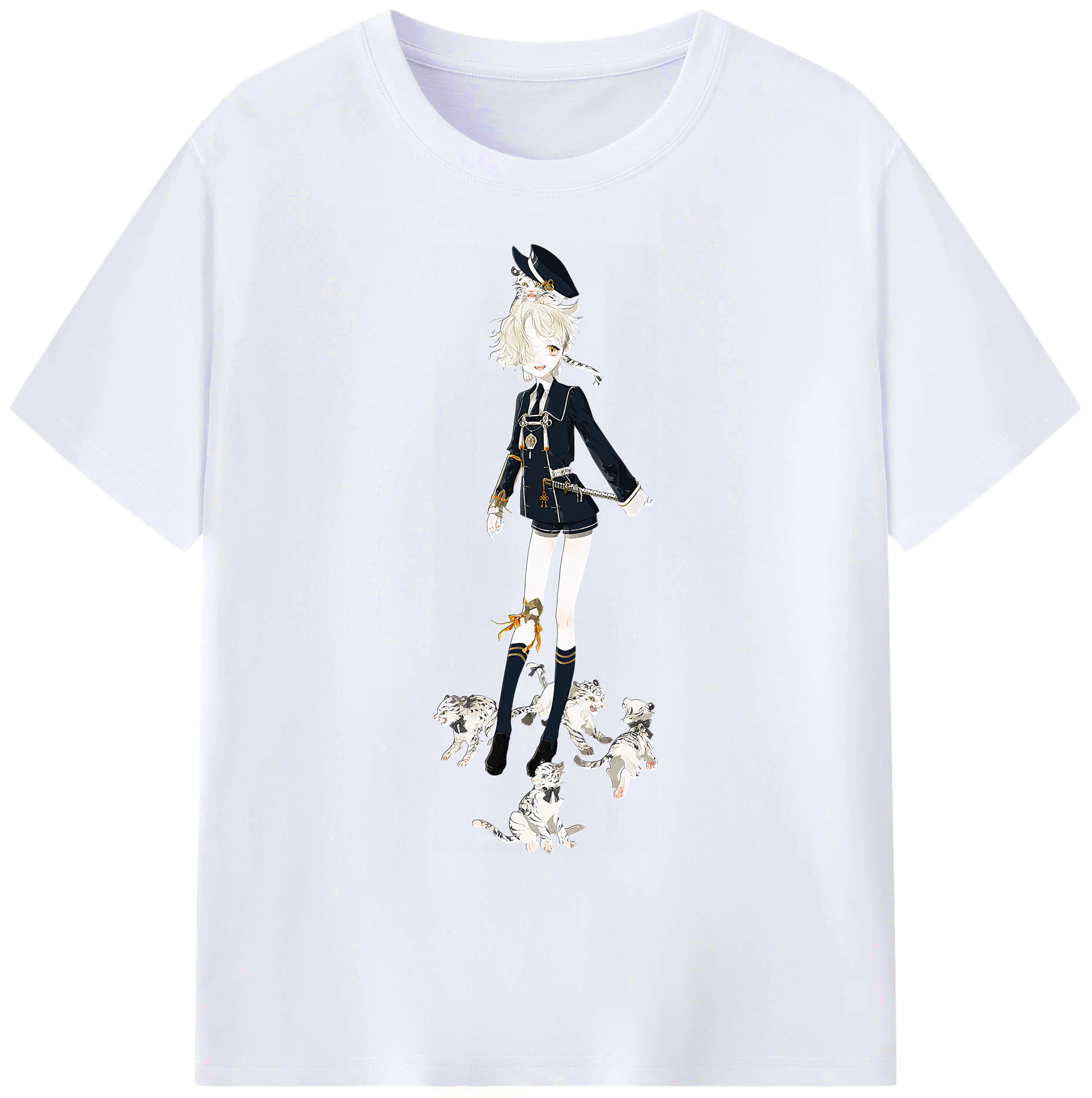 （画像用） 刀剣乱舞 Touken Ranbu 綿100％ メンズ半袖Tシャツ｜肌触りやわらか＆通気性