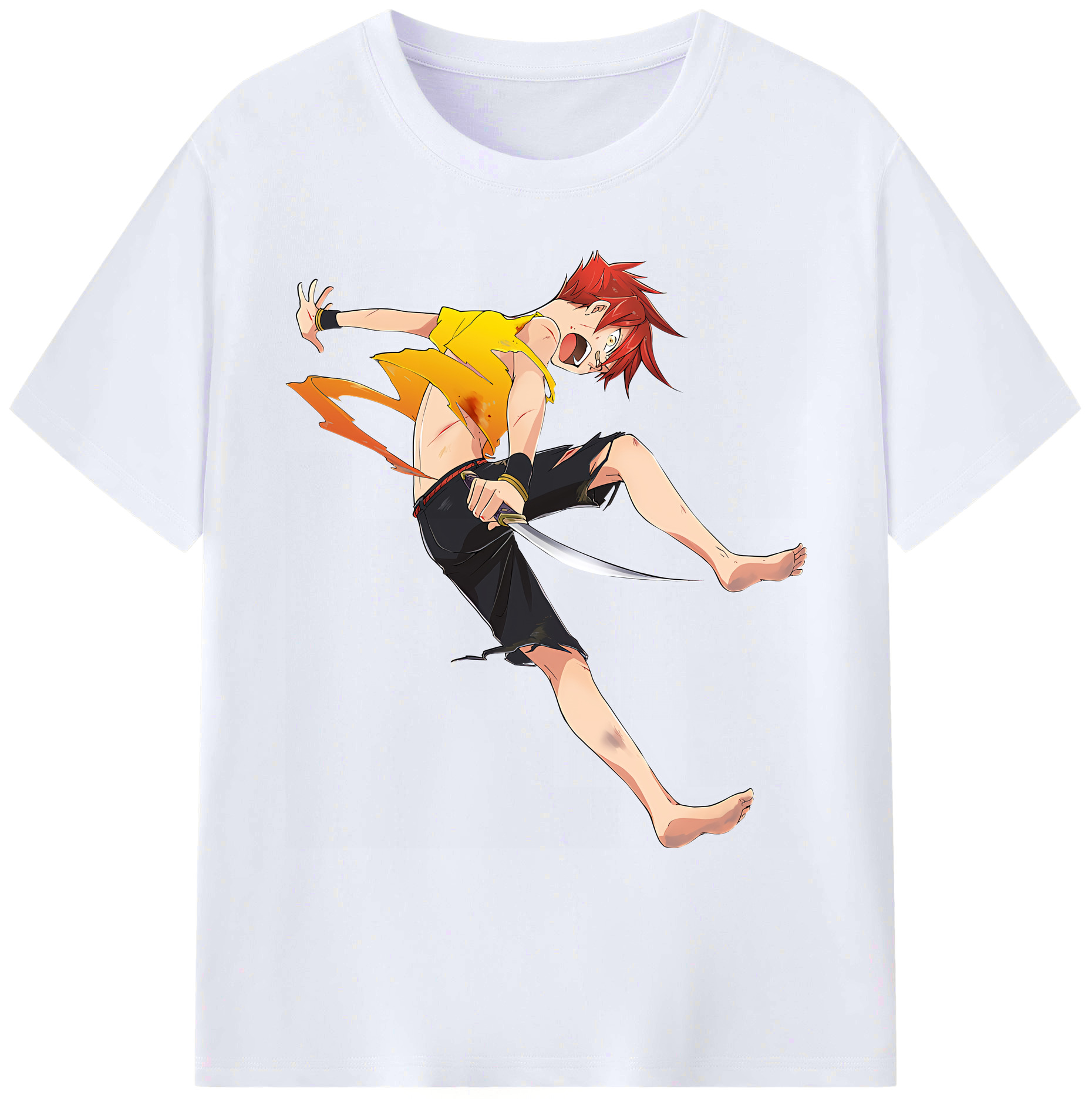 （画像用） 刀剣乱舞 Touken Ranbu 綿100％ メンズ半袖Tシャツ｜肌触りやわらか＆通気性