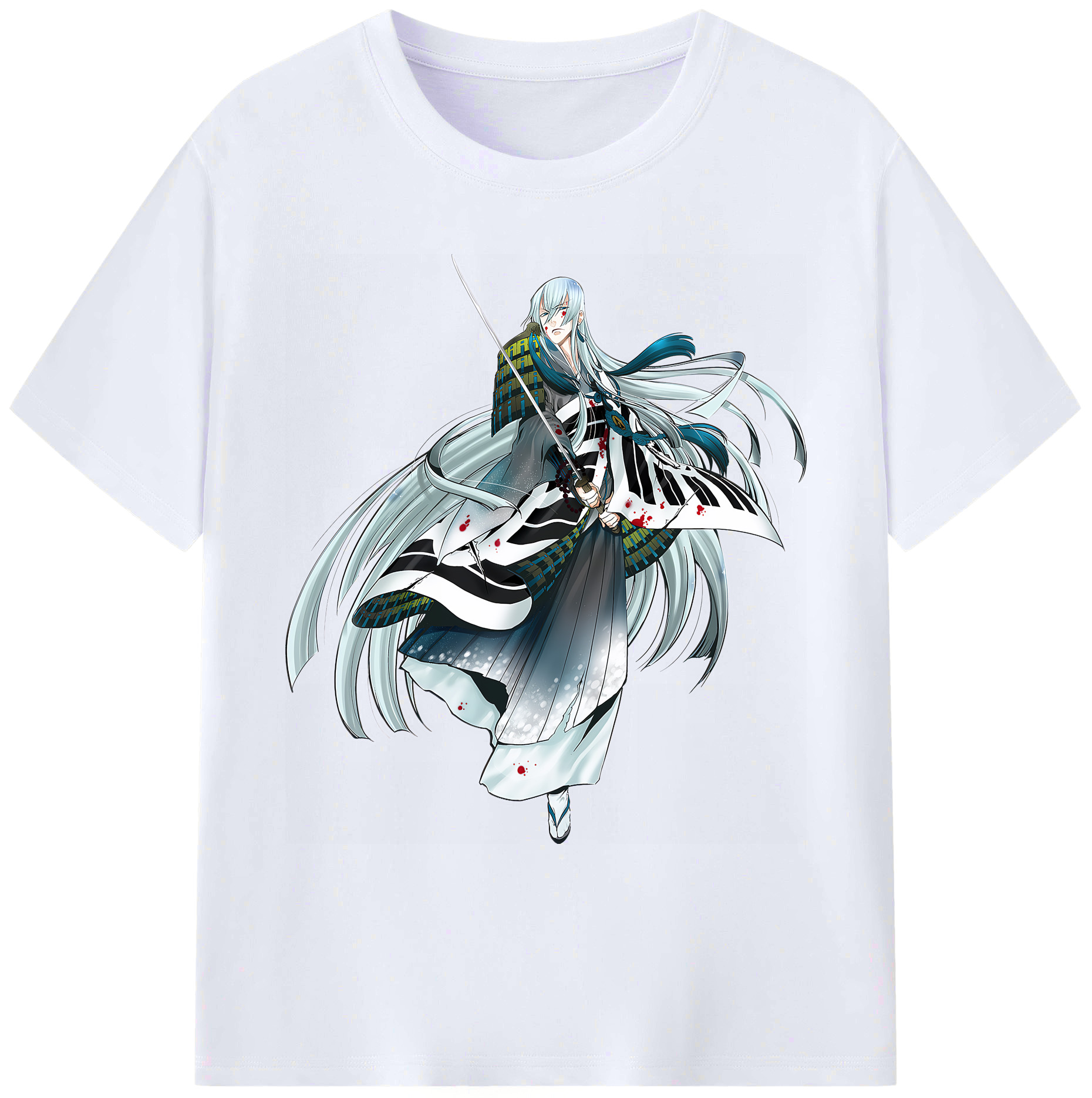 （画像用） 刀剣乱舞 Touken Ranbu 綿100％ メンズ半袖Tシャツ｜肌触りやわらか＆通気性
