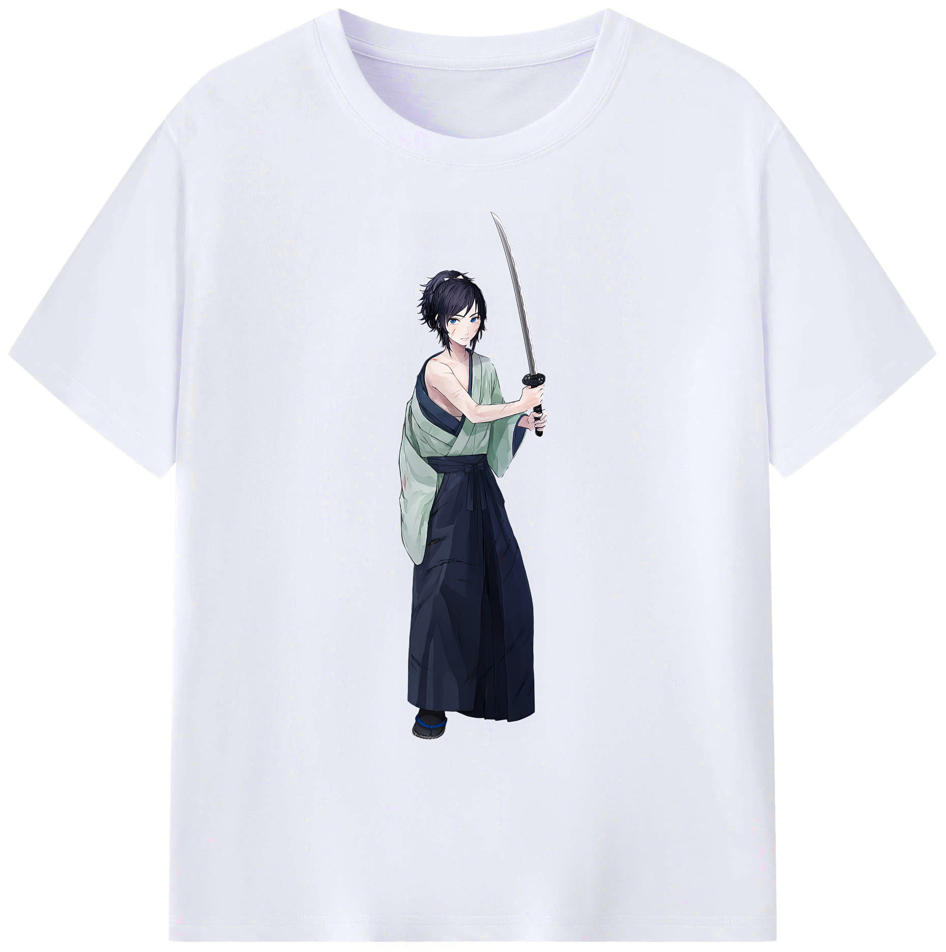 （画像用） 刀剣乱舞 Touken Ranbu 綿100％ メンズ半袖Tシャツ｜肌触りやわらか＆通気性