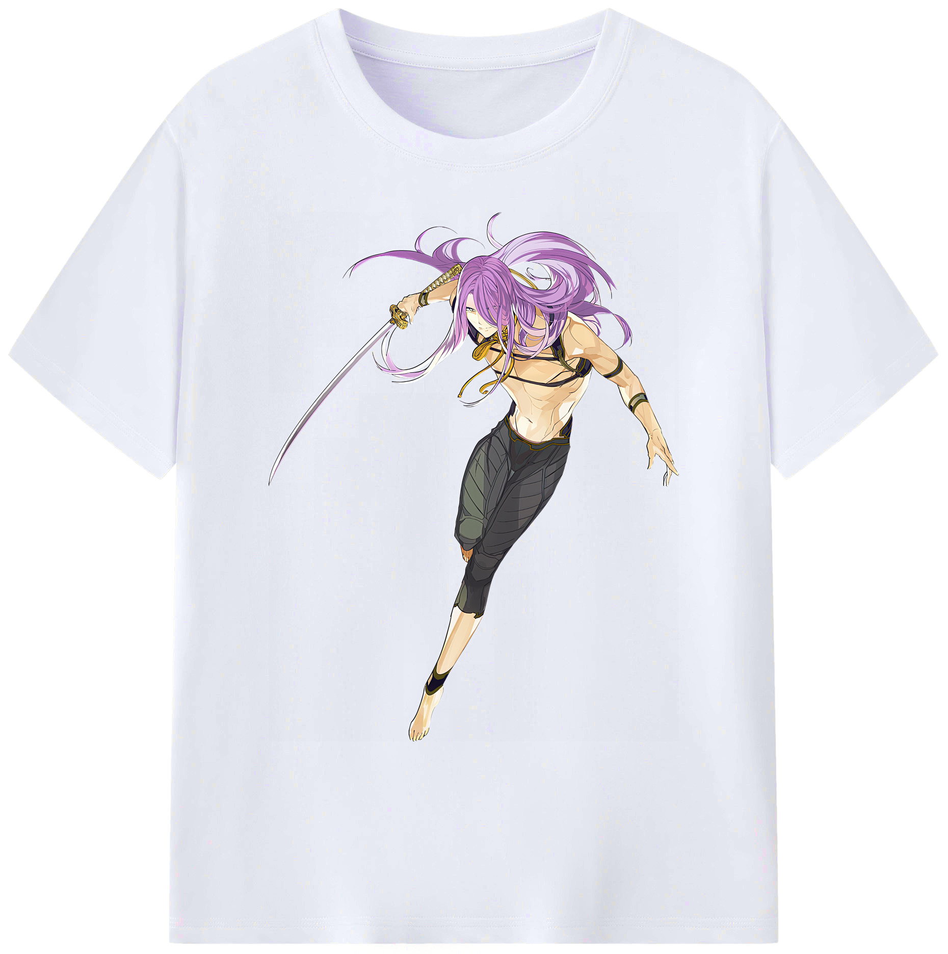 （画像用） 刀剣乱舞 Touken Ranbu 綿100％ メンズ半袖Tシャツ｜肌触りやわらか＆通気性