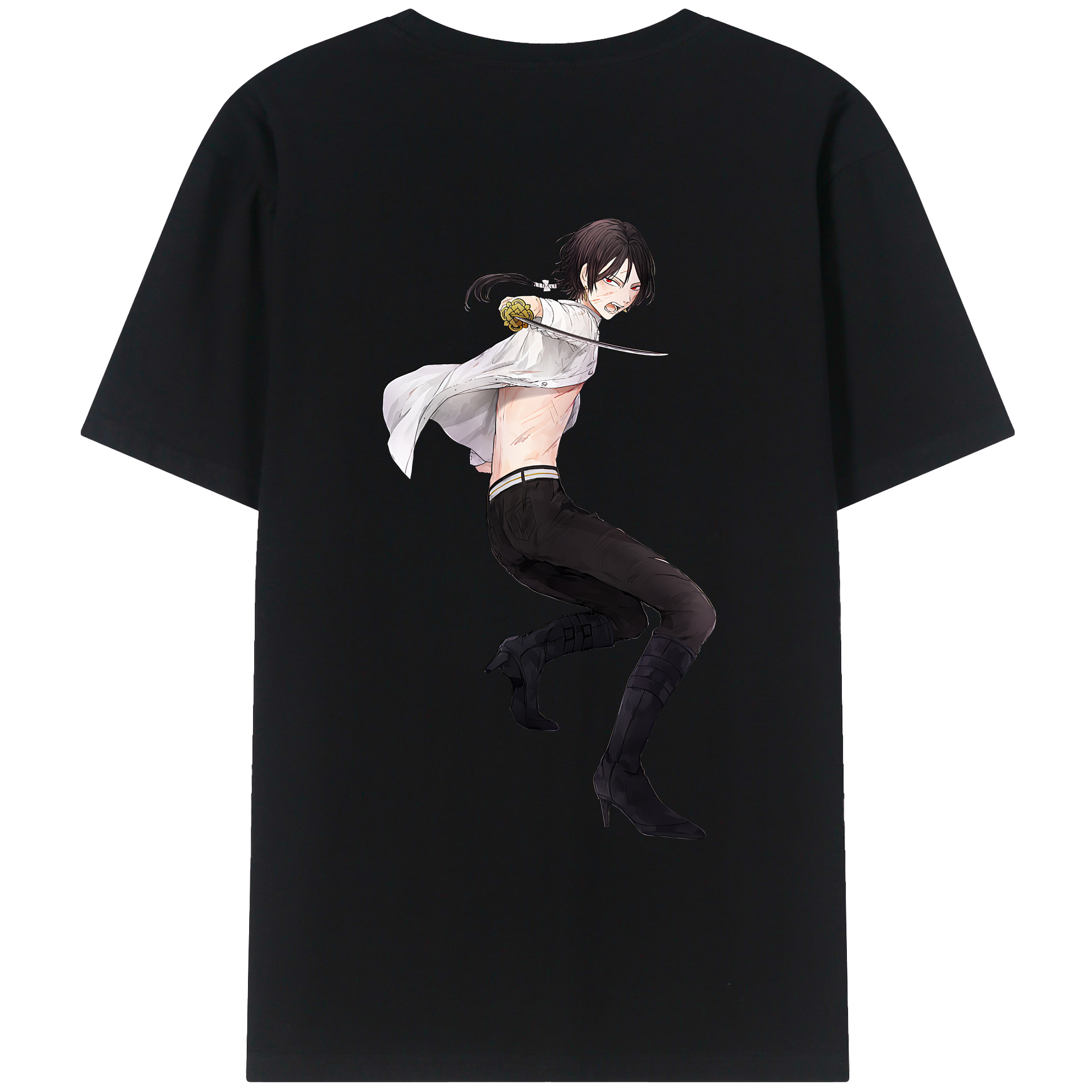 （画像用） 刀剣乱舞 Touken Ranbu レディース半袖Tシャツ(バックプリント)