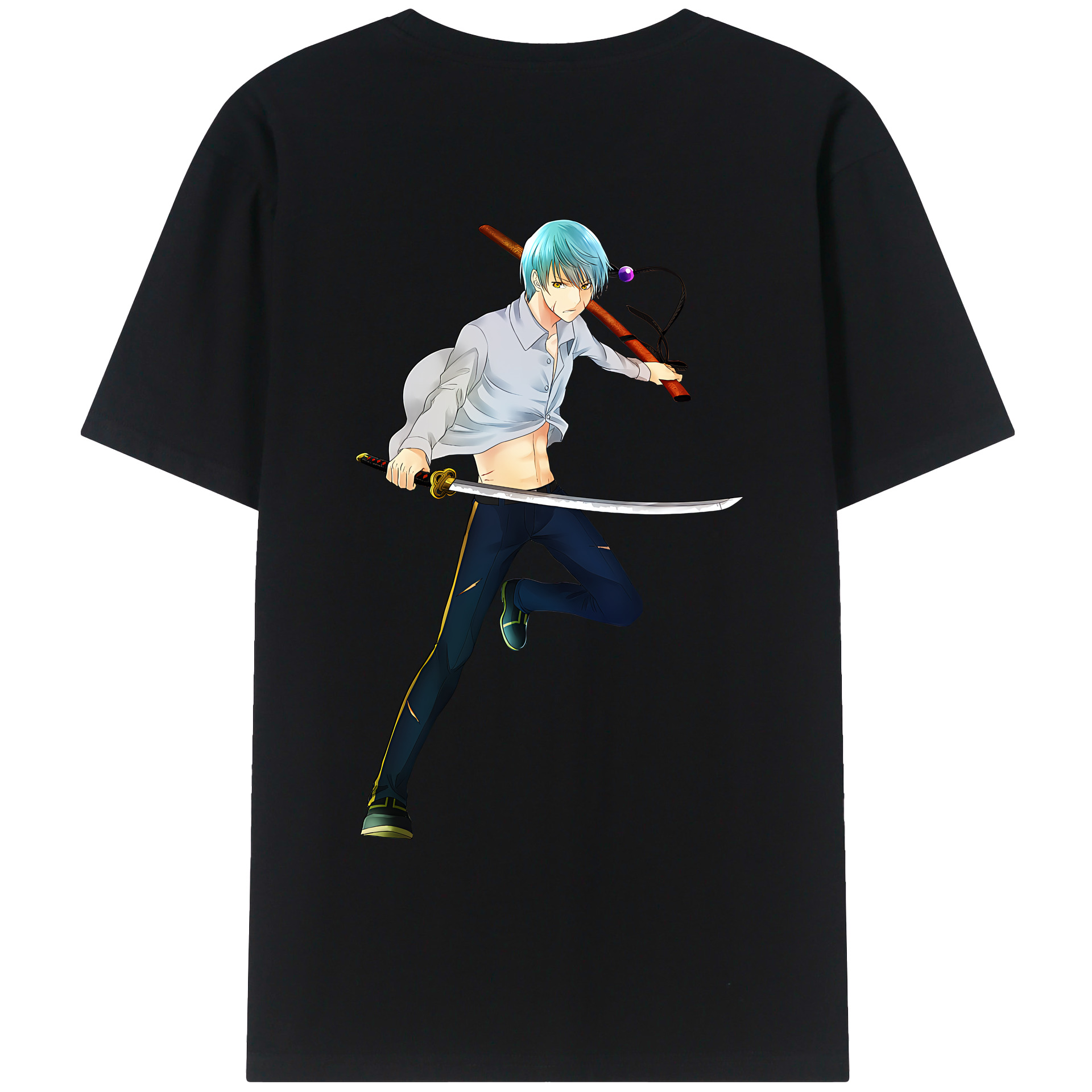 （画像用） 刀剣乱舞 Touken Ranbu レディース半袖Tシャツ(バックプリント)