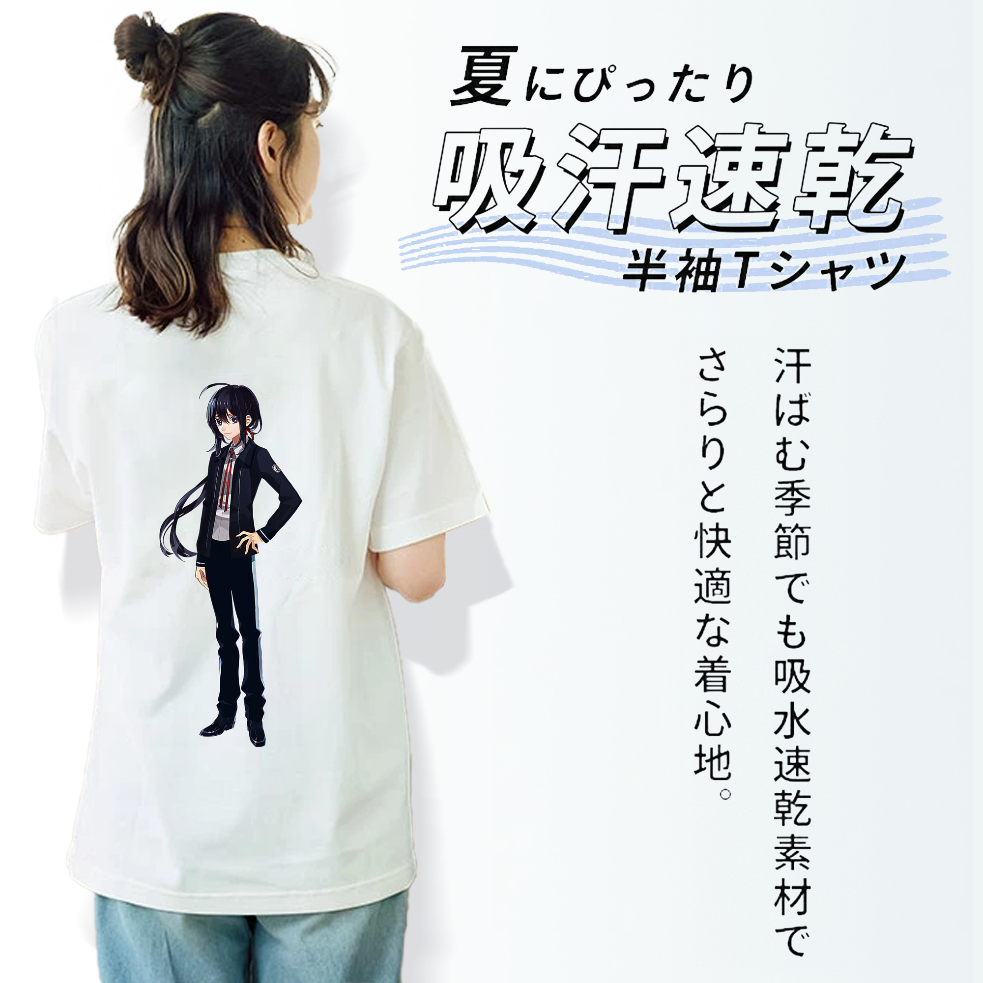 刀剣乱舞 Touken Ranbu レディース半袖Tシャツ(バックプリント)